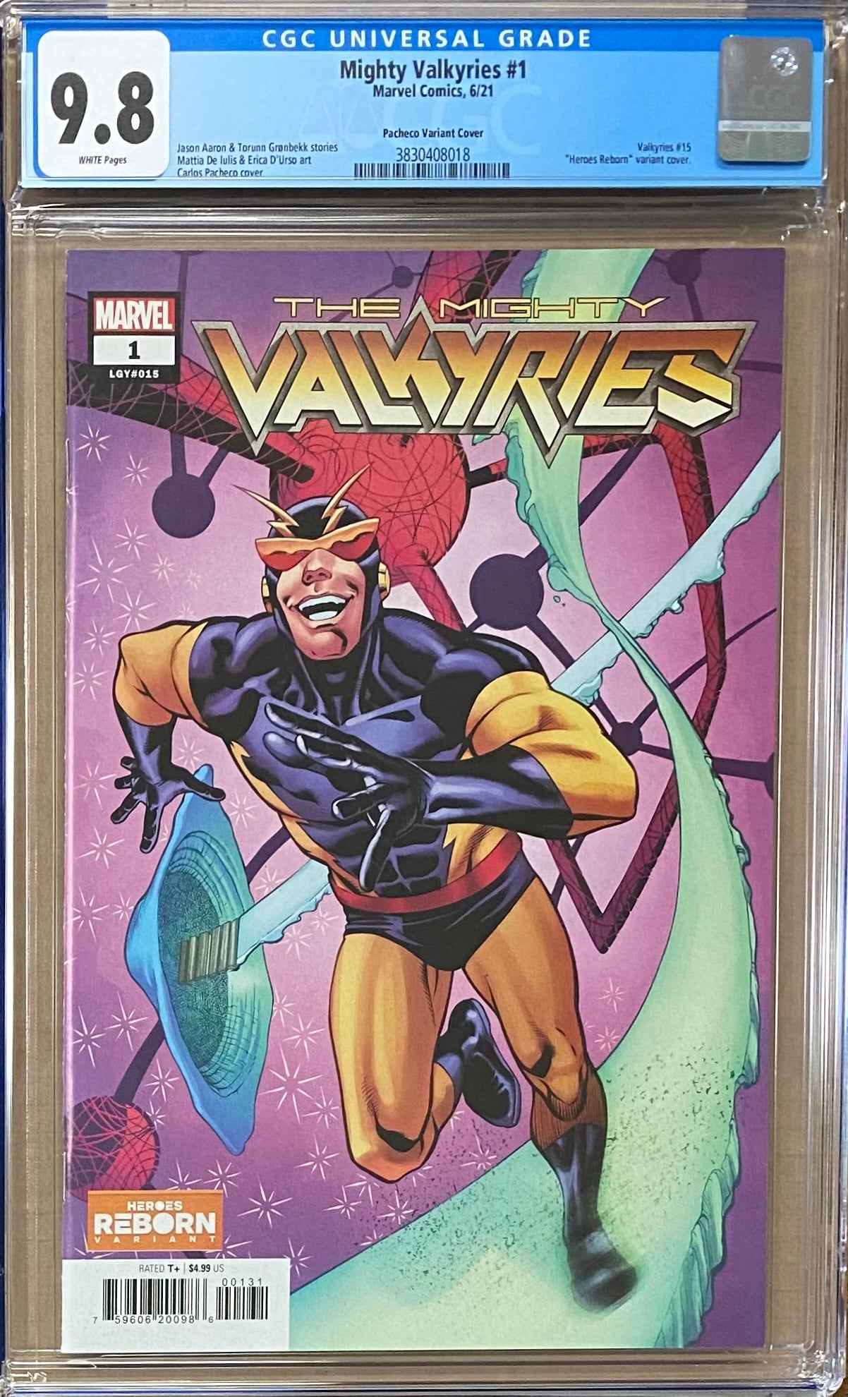 Mighty Valkyries #1 "Heroes Reborn" Variant CGC 9.8