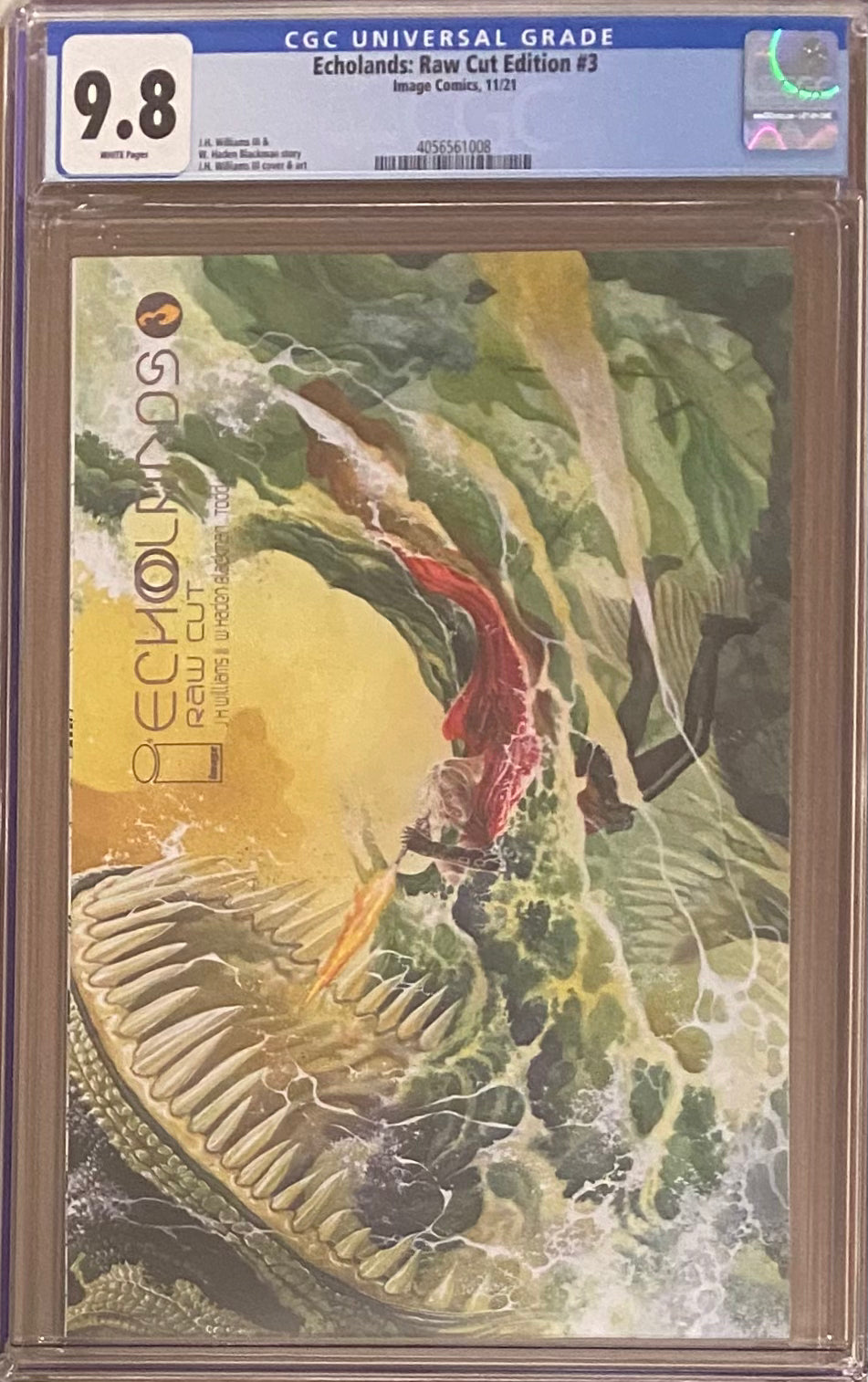 Echolands #3 Raw Cut Edition CGC 9.8