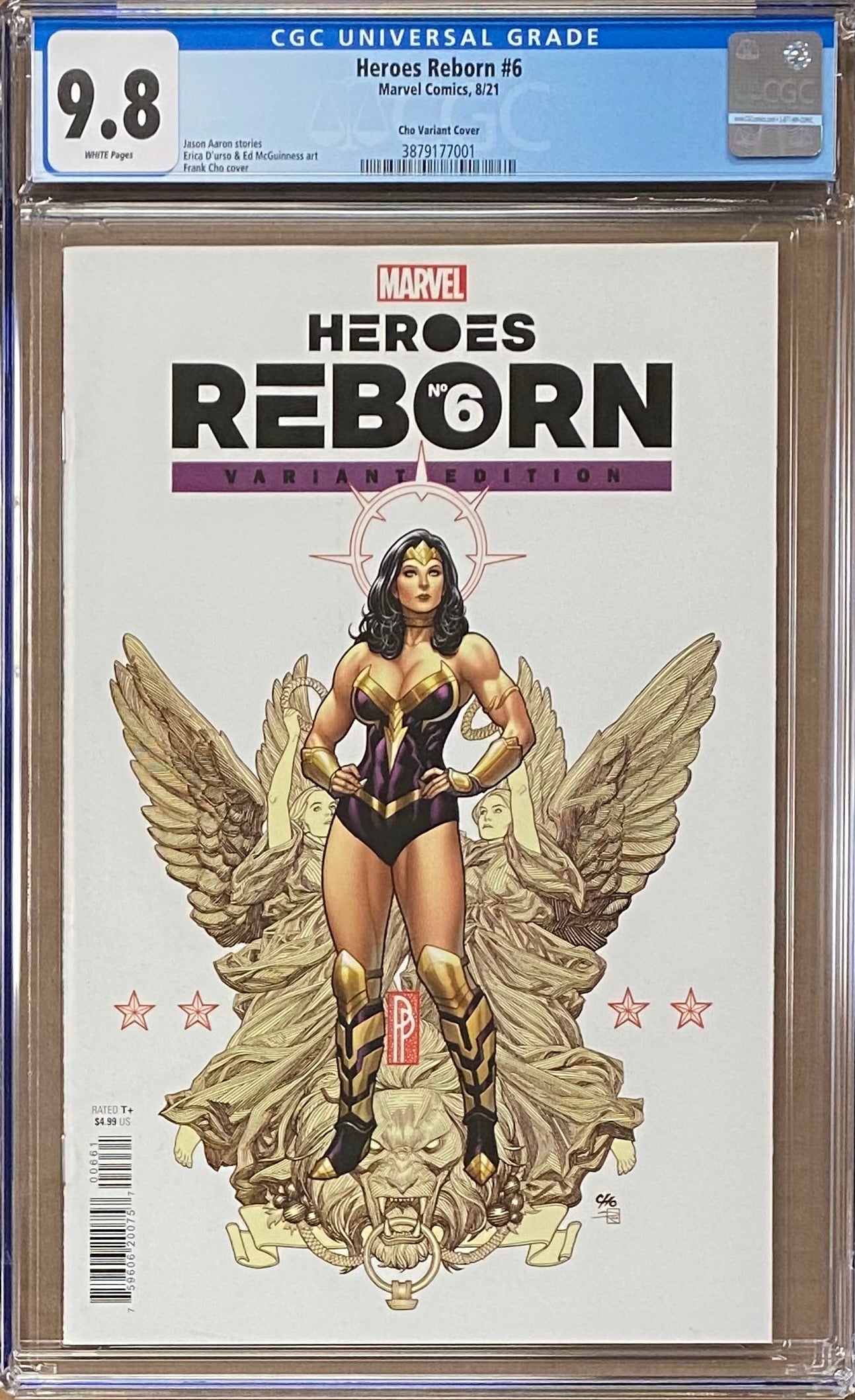 Heroes Reborn #6 Cho 1:25 Retailer Incentive Variant CGC 9.8
