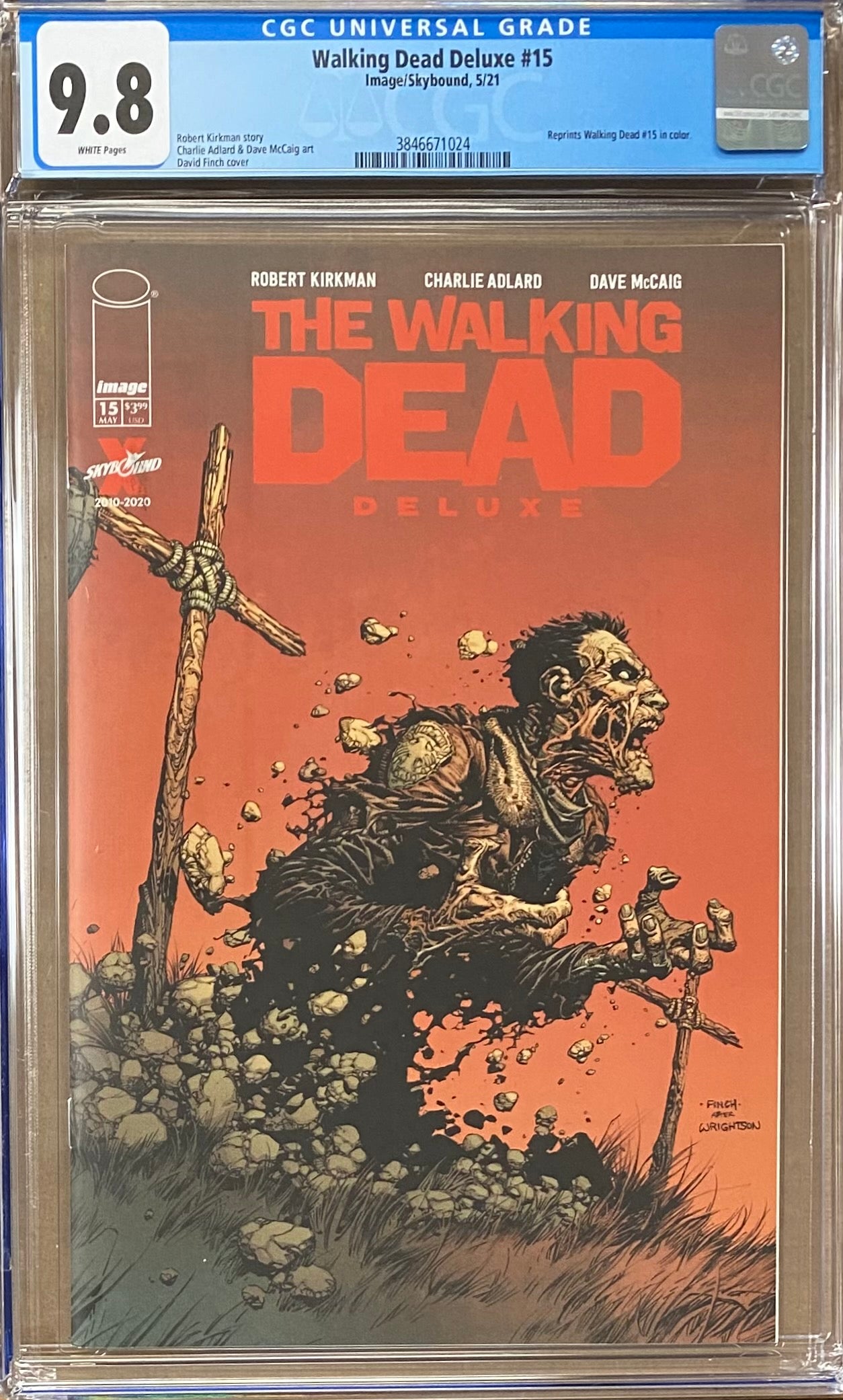 Walking Dead Deluxe #15 CGC 9.8