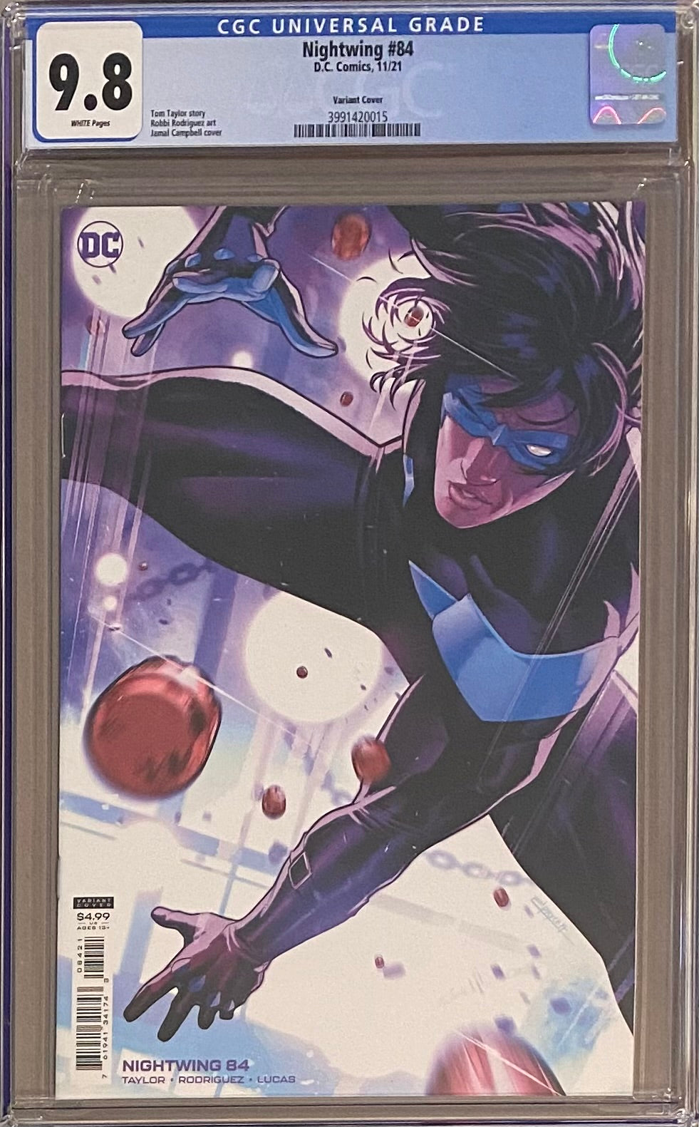 Nightwing #84 Variant CGC 9.8