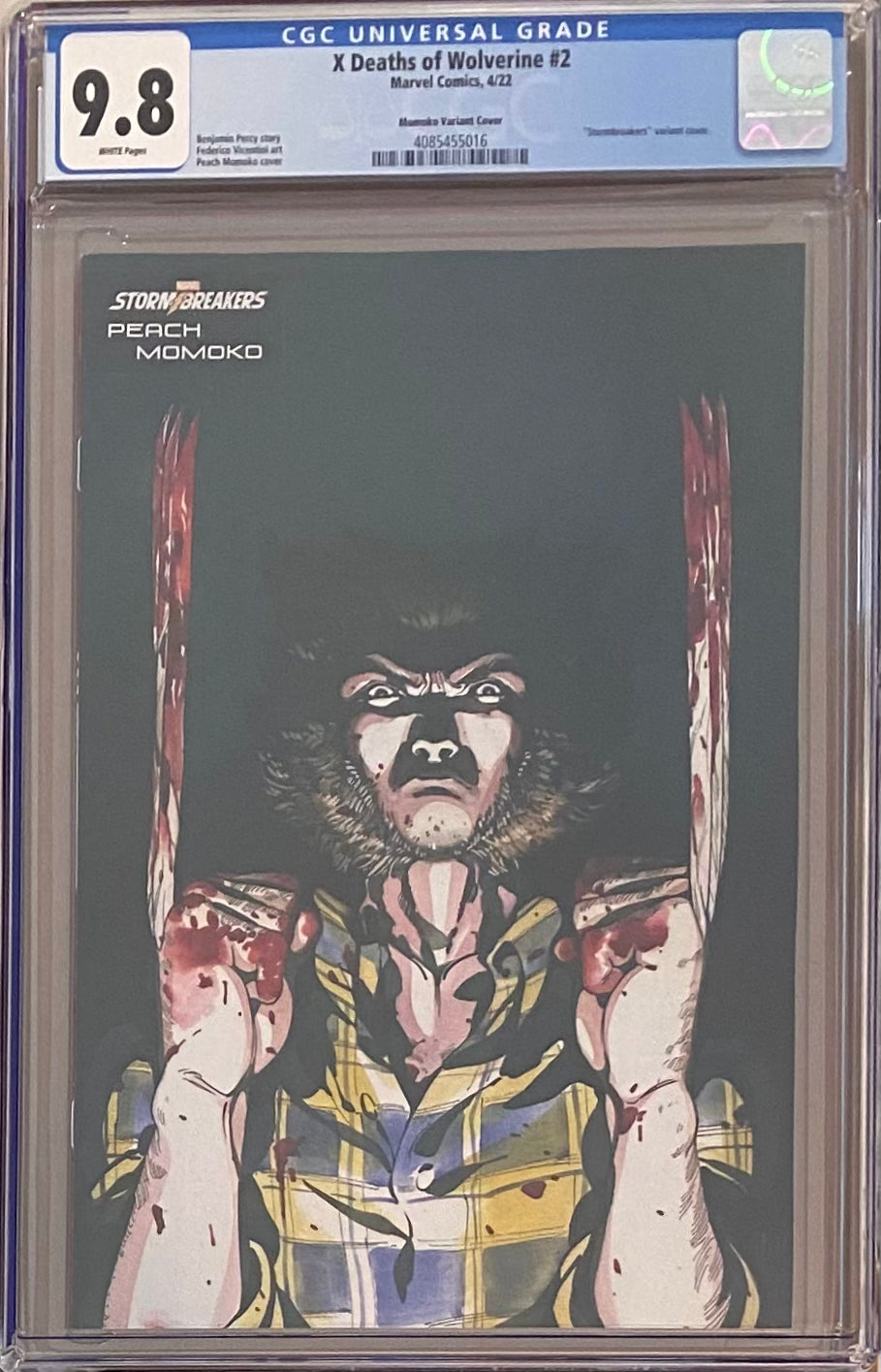 X Deaths of Wolverine #2 Momoko Variant CGC 9.8
