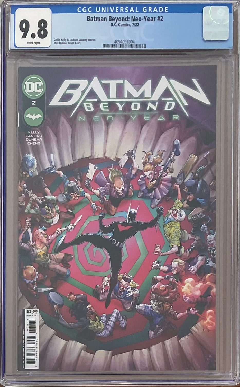 Batman Beyond: Neo-Year #2 CGC 9.8