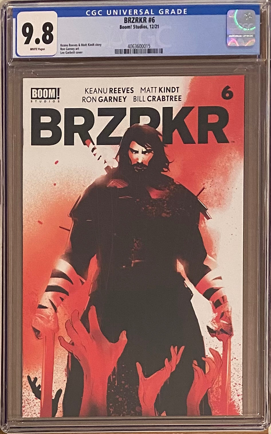 BRZRKR #6 Cover A Garbett CGC 9.8 (Berzerker)