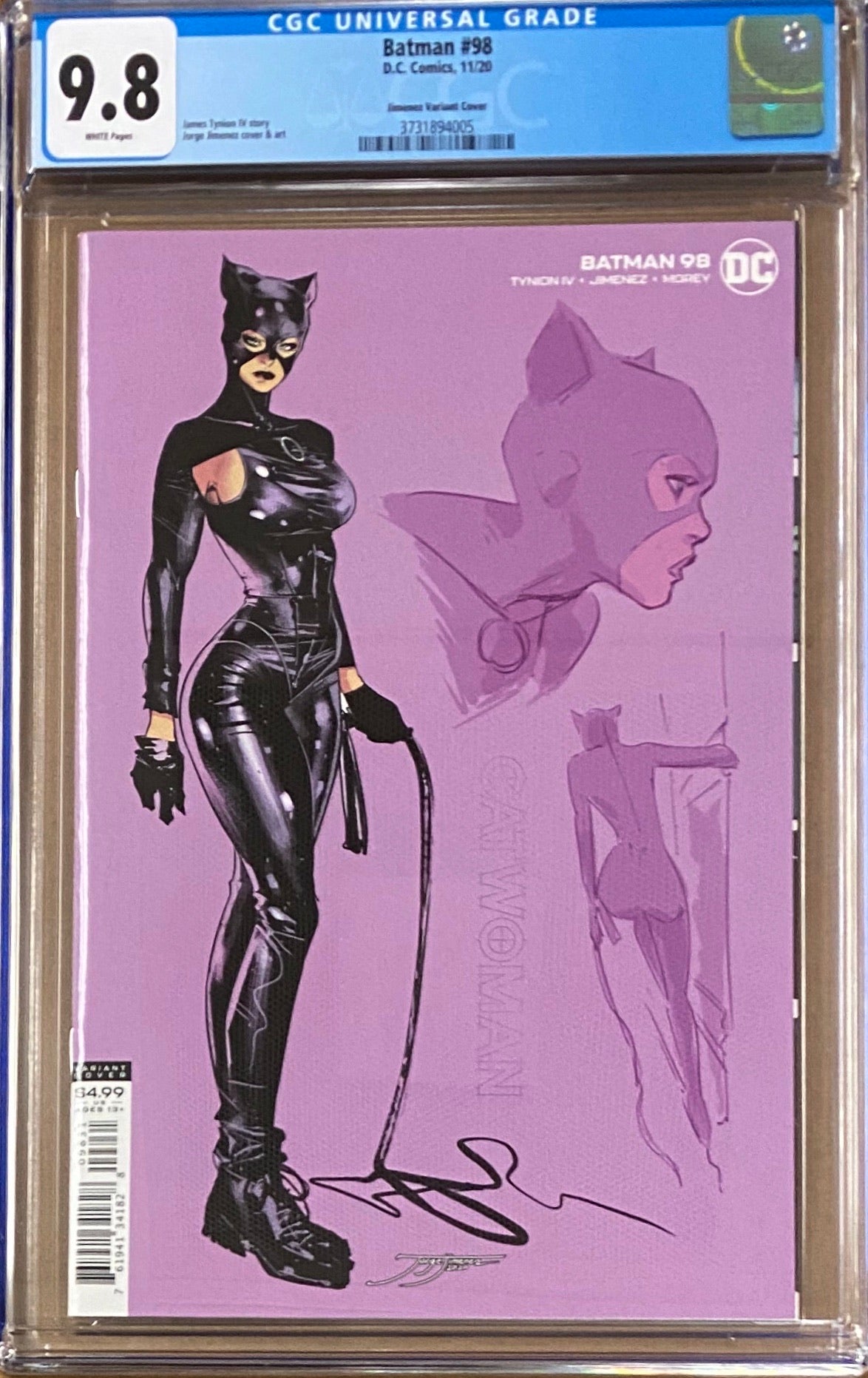 Batman #98 Jimenez 1:25 Character Variant CGC 9.8