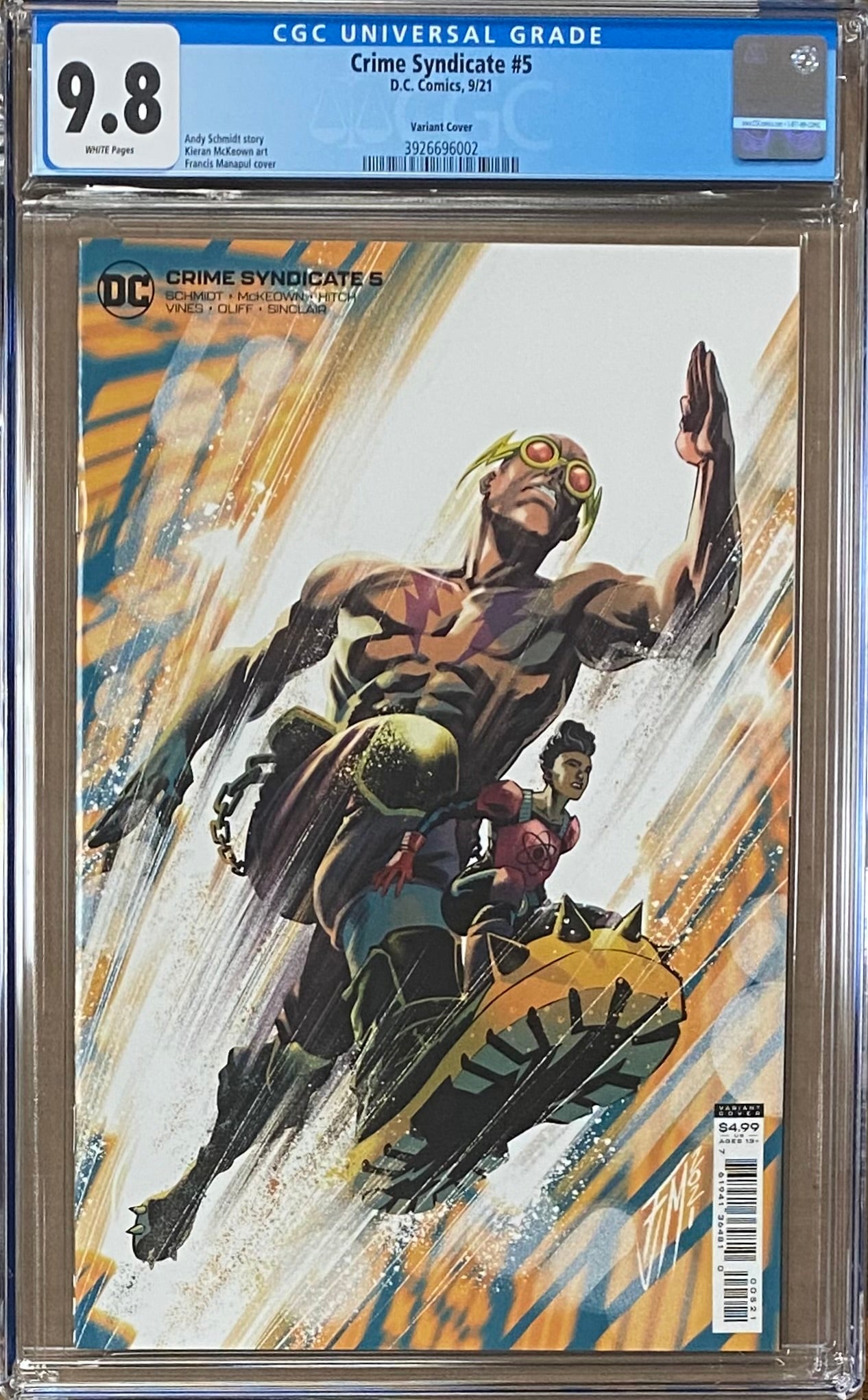 Crime Syndicate #5 Variant CGC 9.8