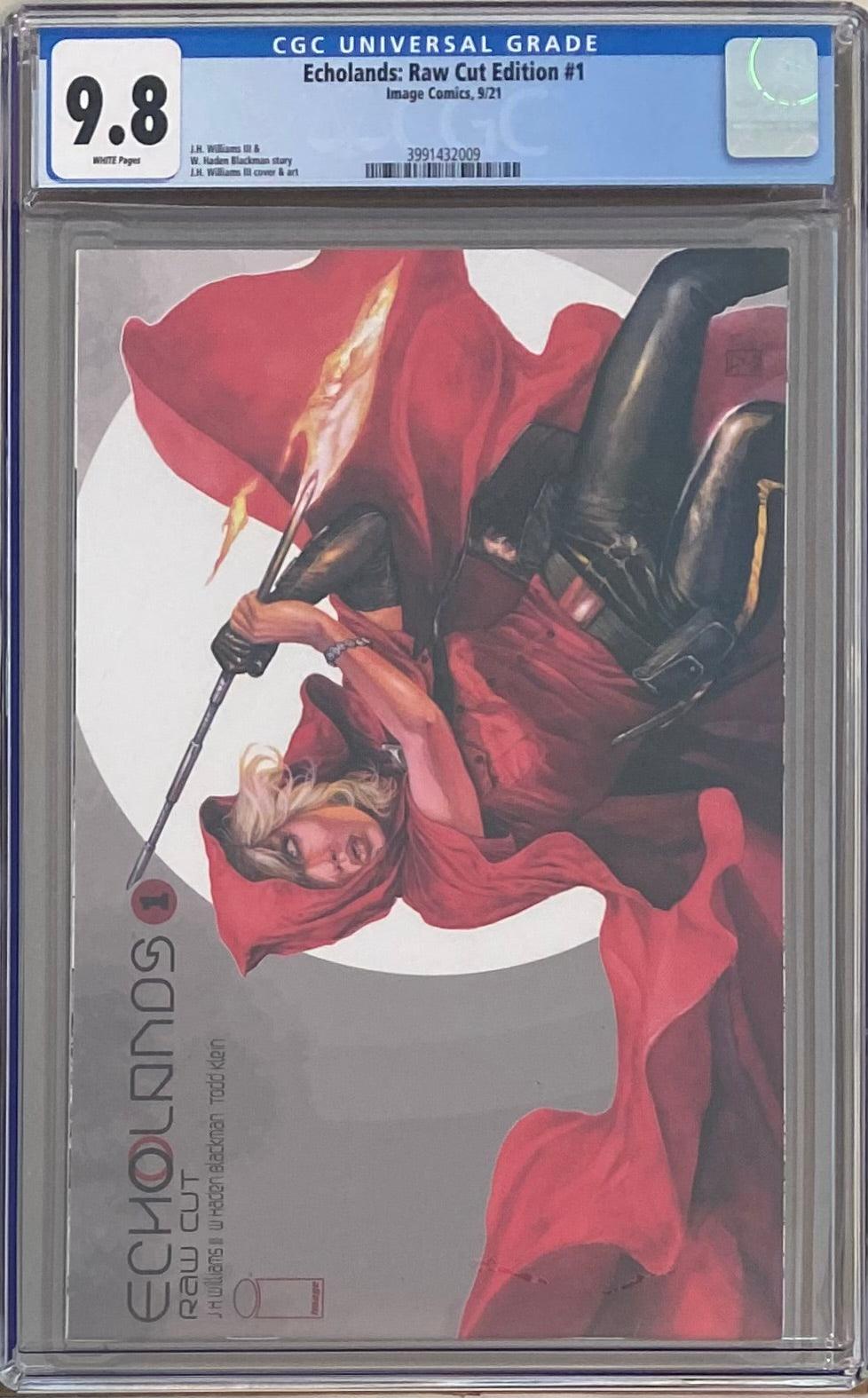 Echolands #1 Raw Cut Edition CGC 9.8