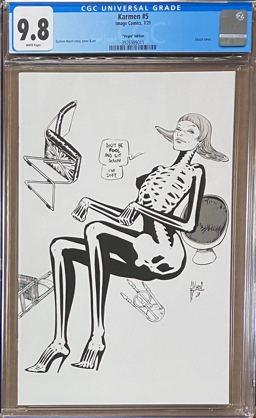 Karmen #5 1:50 Virgin Retailer Incentive Variant CGC 9.8