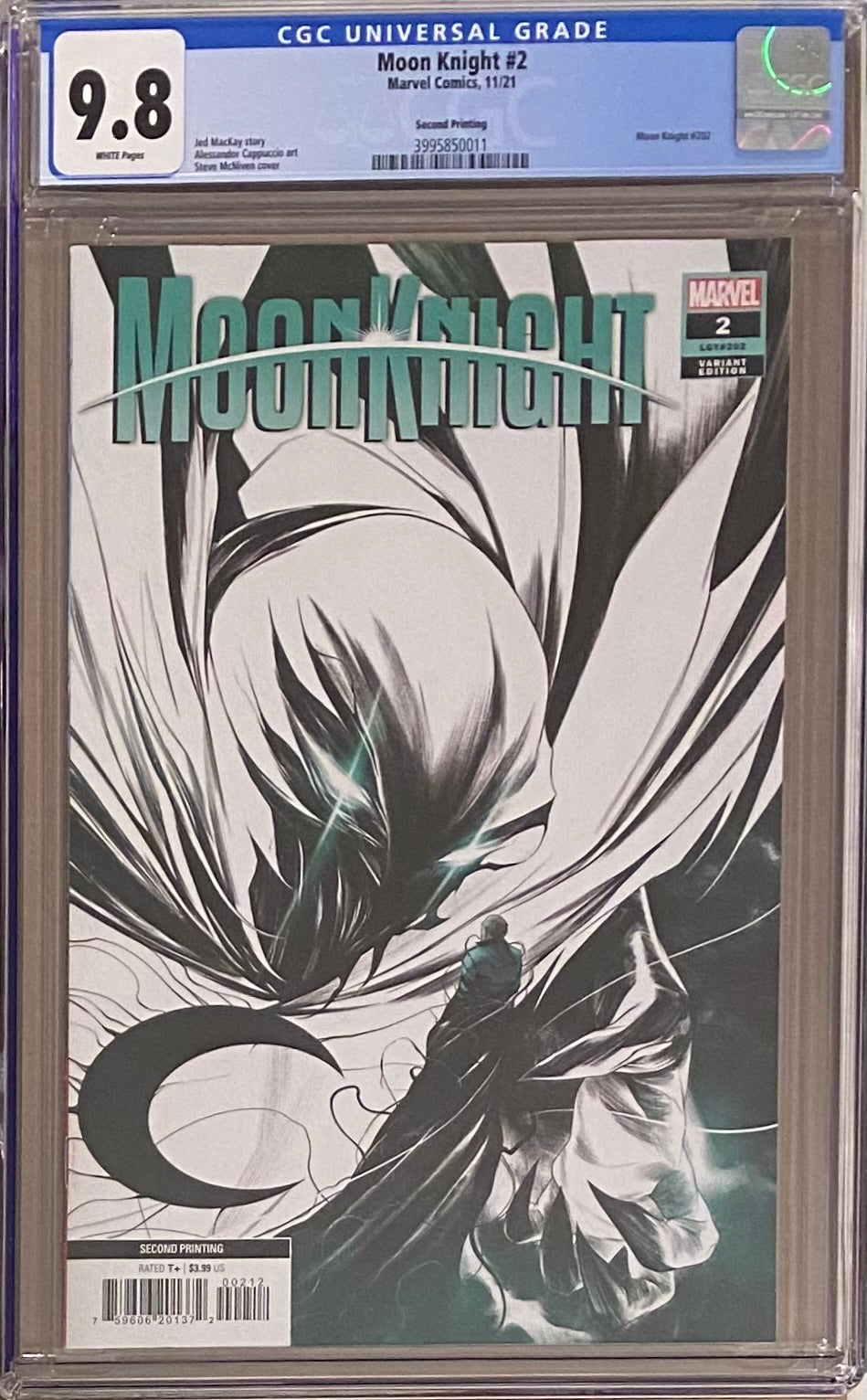 Moon Knight #2 Second Printing CGC 9.8
