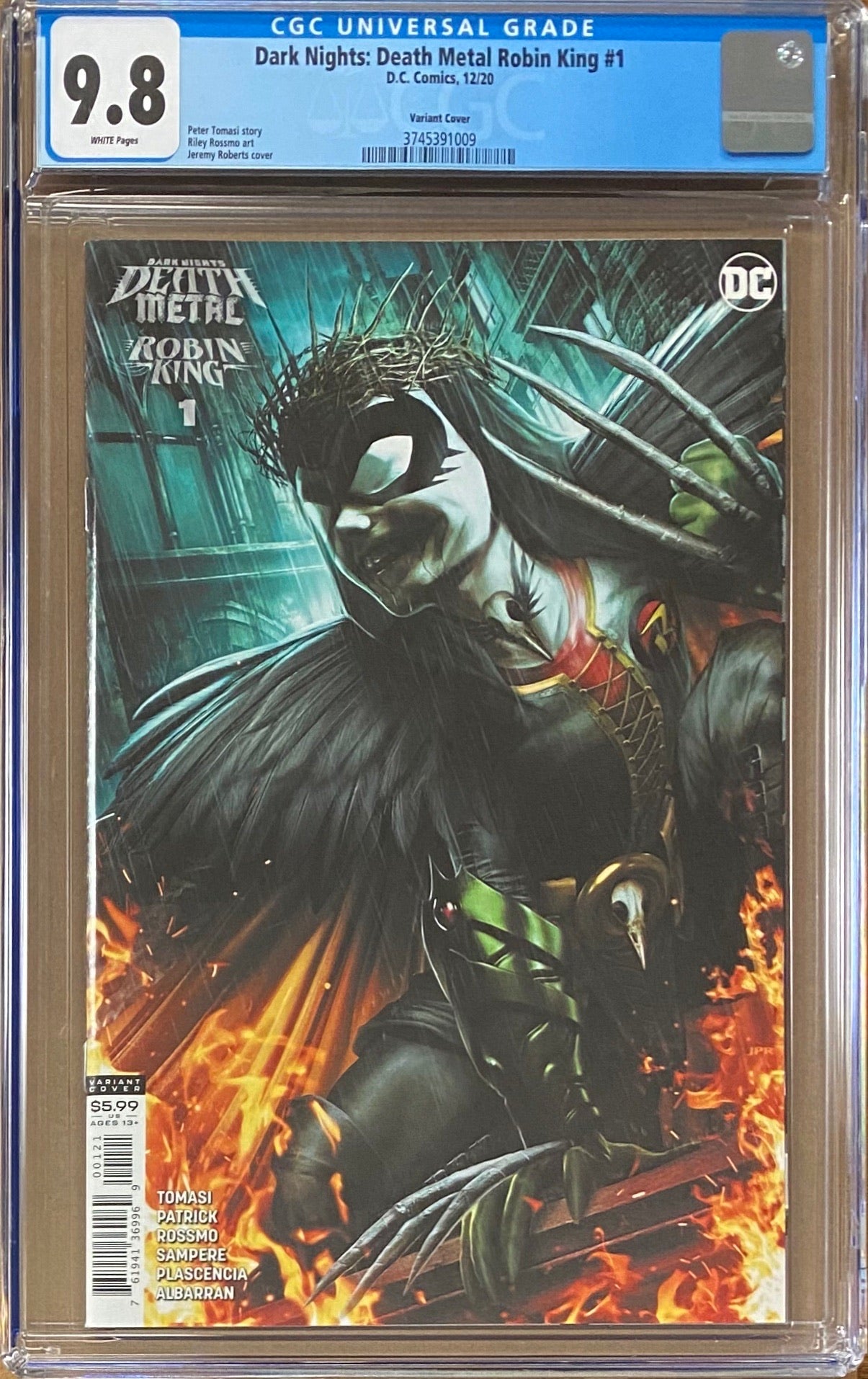 Dark Nights Death Metal: Robin King #1 Retailer Incentive Variant CGC 9.8