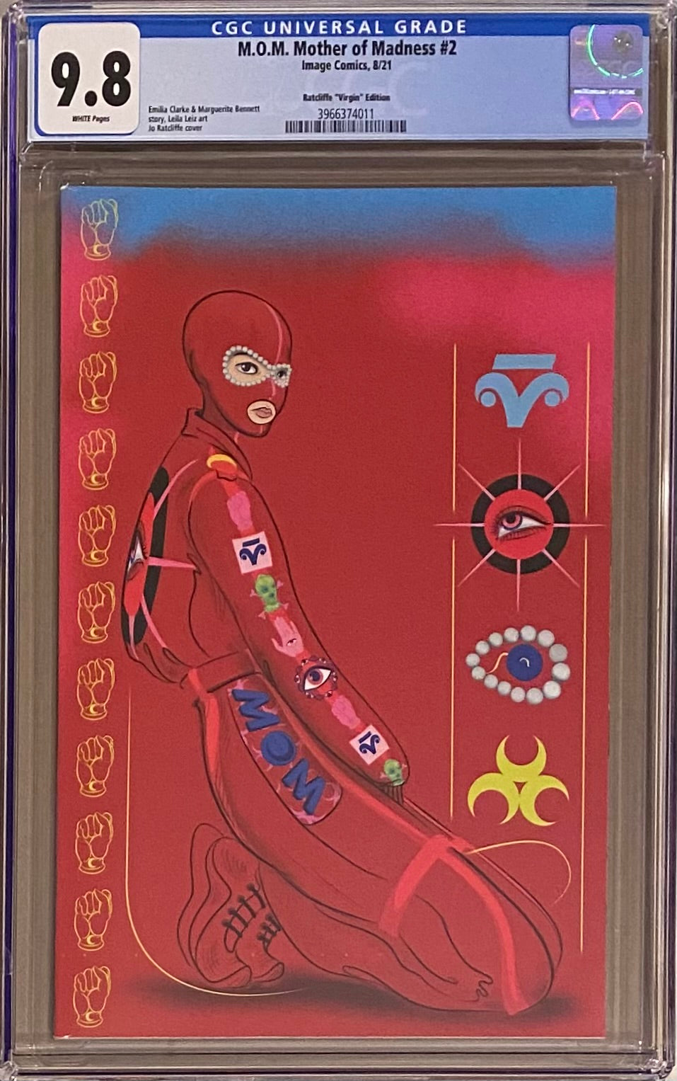 MOM Mother of Madness #2 Ratcliffe 1:25 Virgin Retailer Incentive Variant CGC 9.8