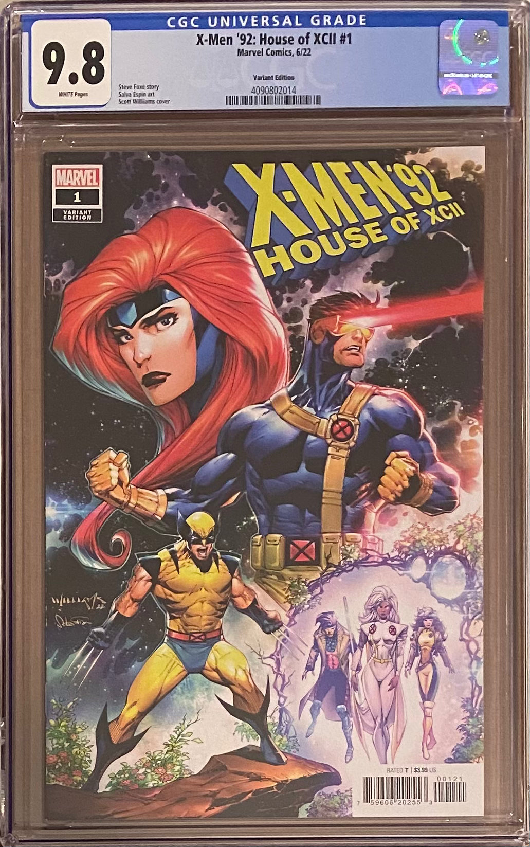 X-Men '92: House of XCII #1 Williams Variant CGC 9.8