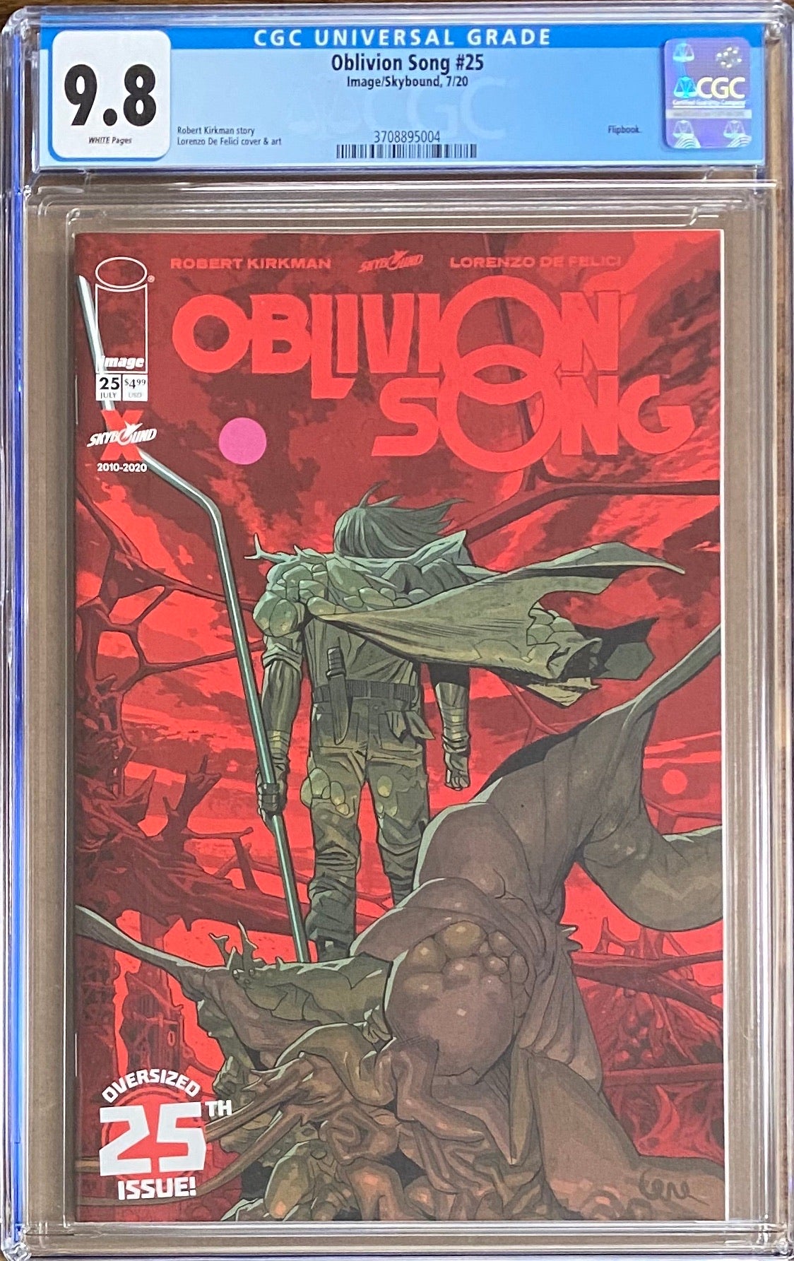 Oblivion Song #25 CGC 9.8