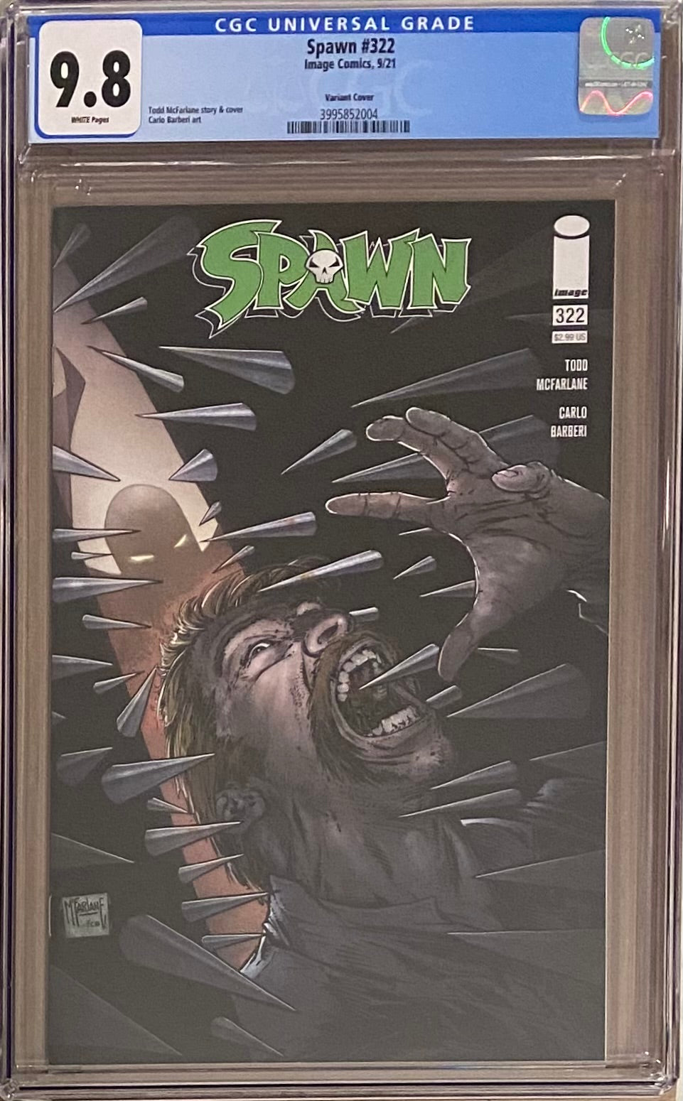 Spawn #322 McFarlane Variant CGC 9.8