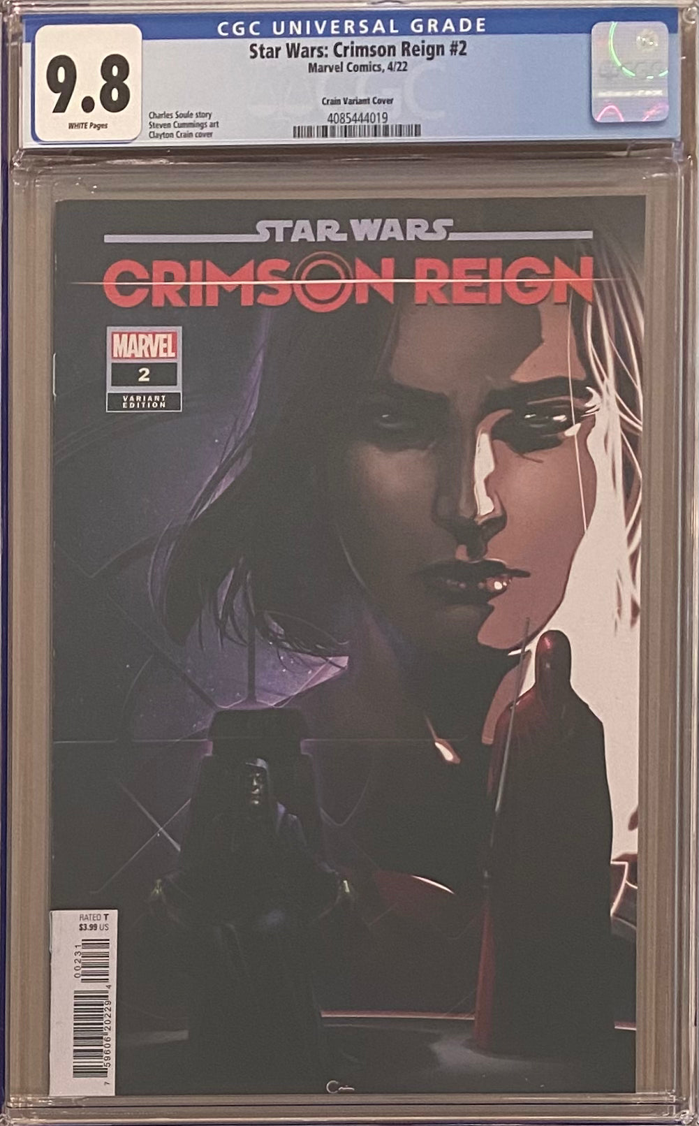 Star Wars: Crimson Reign #2 Crain Variant CGC 9.8