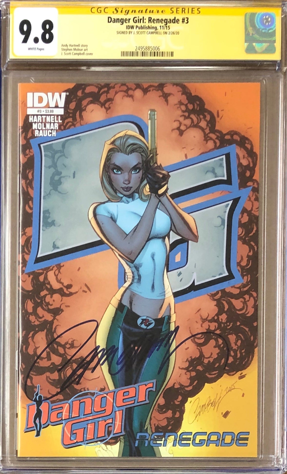 Danger Girl: Renegade #3 CGC 9.8 SS