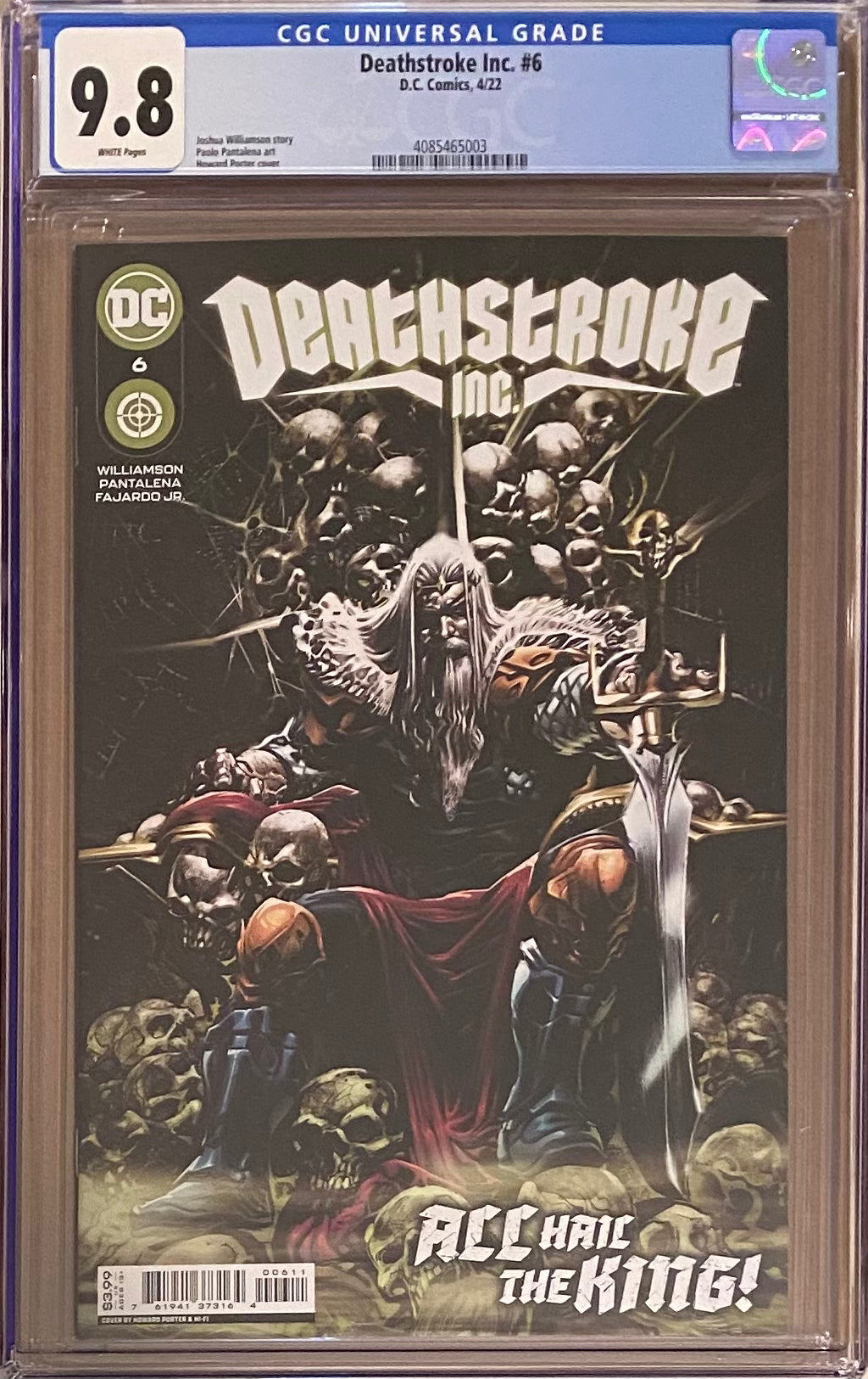 Deathstroke Inc. #6 CGC 9.8