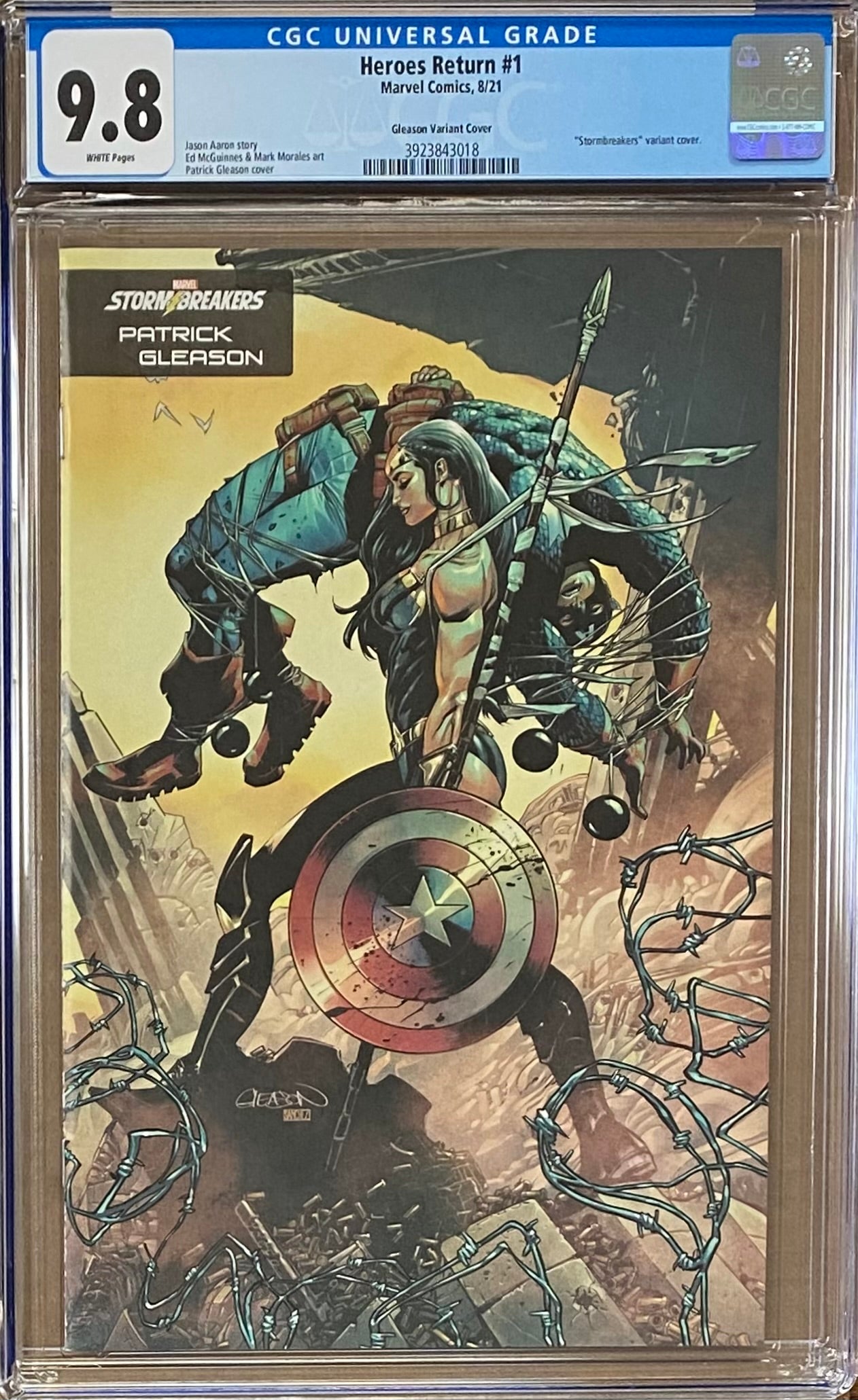 Heroes Return #1 Gleason "Stormbreakers" Variant CGC 9.8