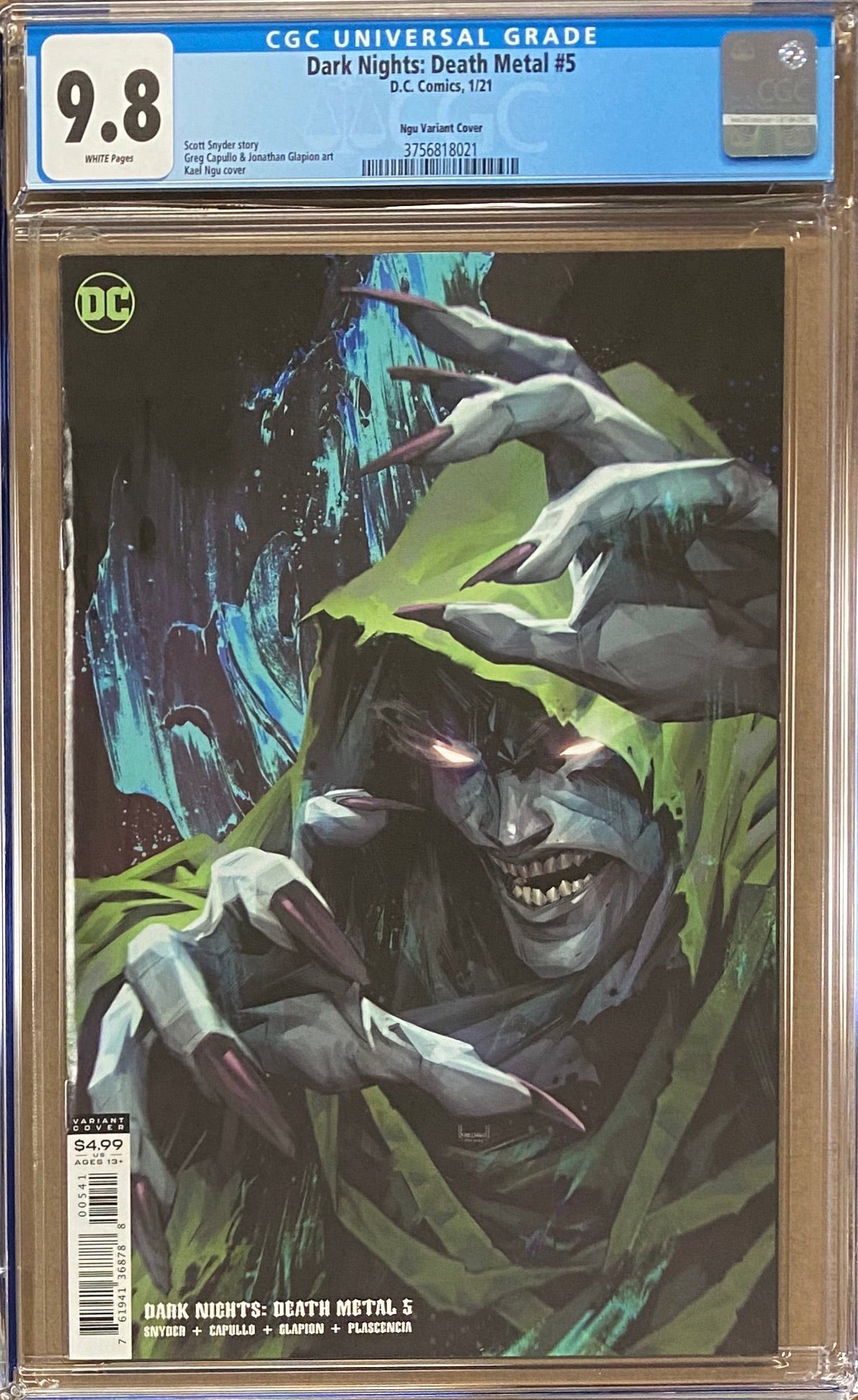 Dark Nights Death Metal #5 Ngu Variant CGC 9.8