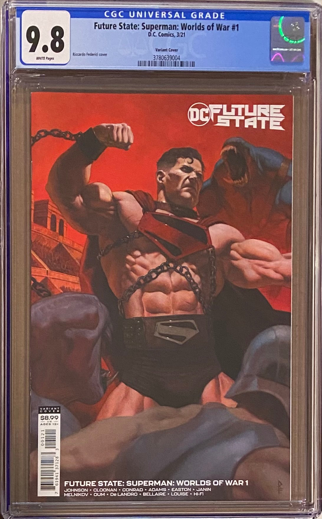 Future State: Superman Worlds of War #1 Variant CGC 9.8
