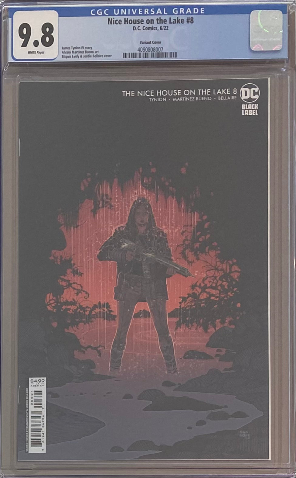 Nice House on the Lake #8 Variant CGC 9.8 - DC Black Label