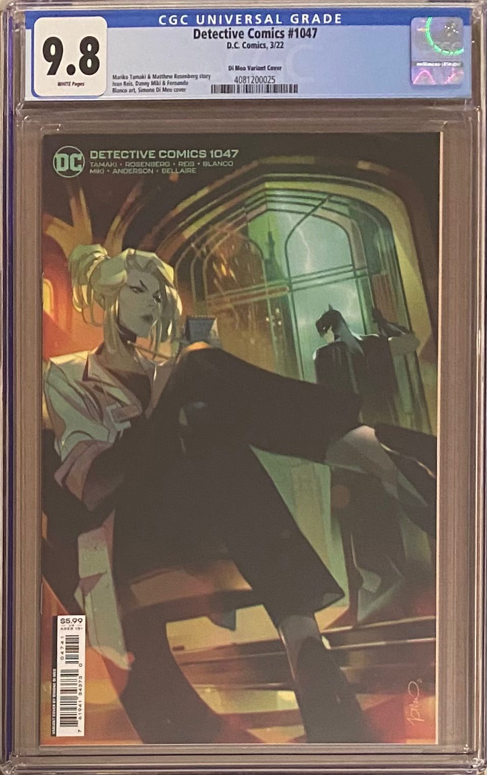 Detective Comics #1047 Di Meo 1:50 Retailer Incentive Variant CGC 9.8