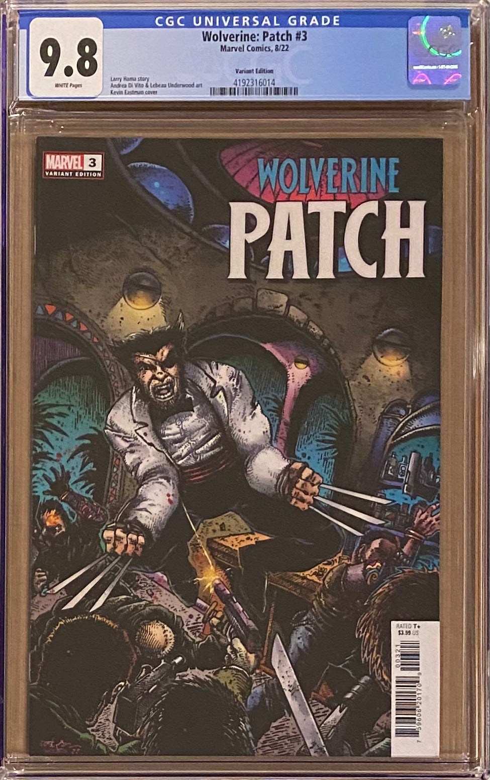 Wolverine: Patch #3 Eastman Variant CGC 9.8