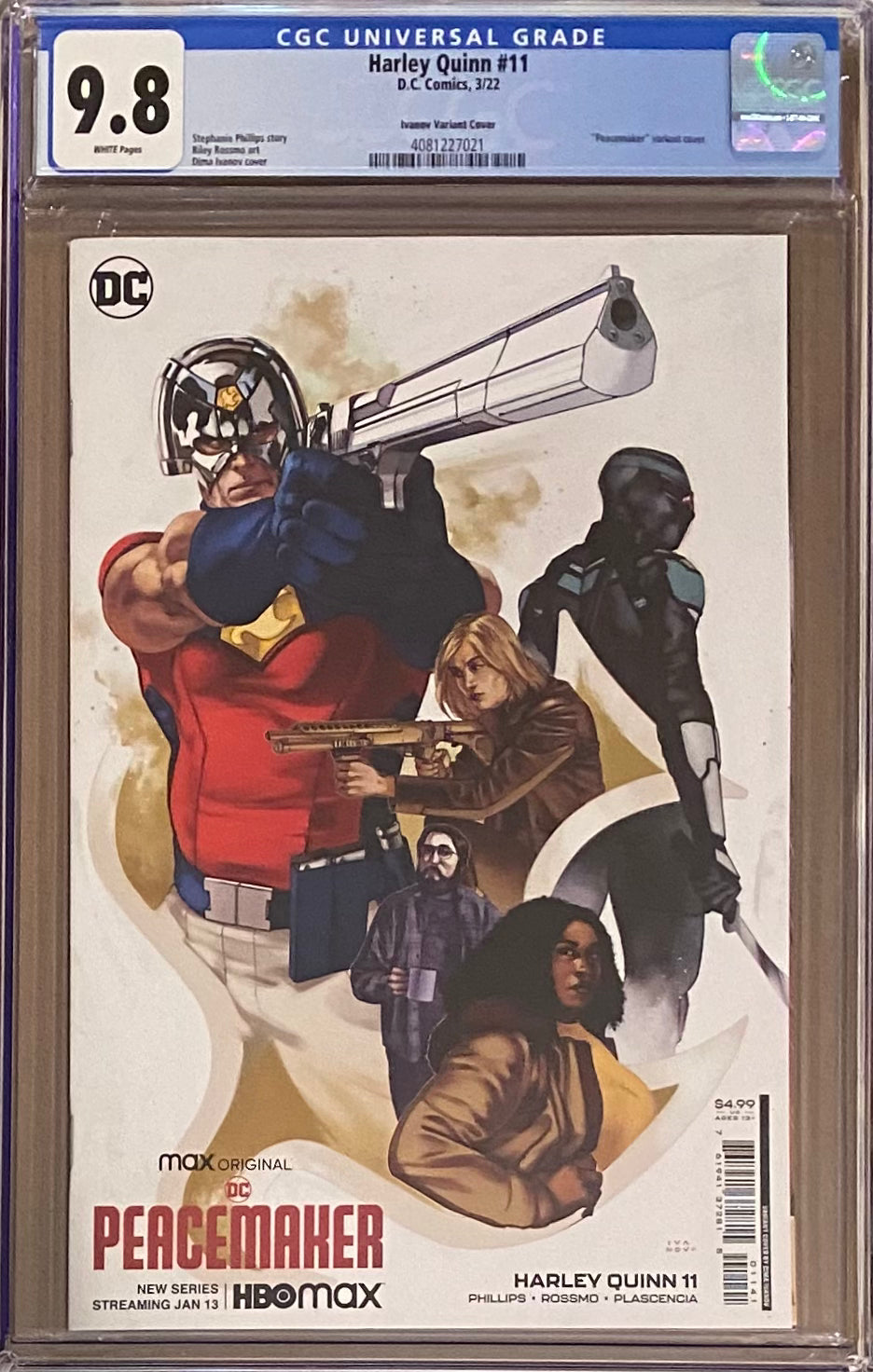 Harley Quinn #11 Ivanov Peacemaker Variant CGC 9.8