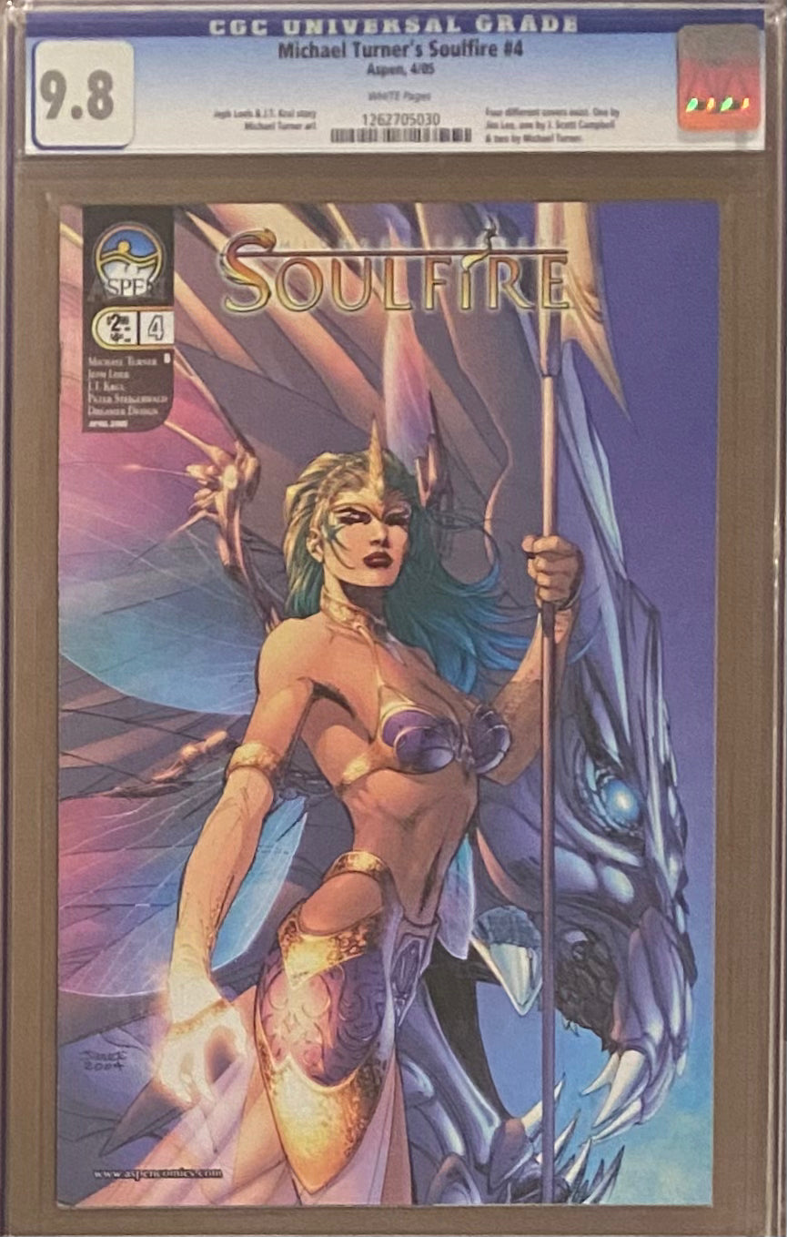 Michael Turner's Soulfire #4 CGC 9.8