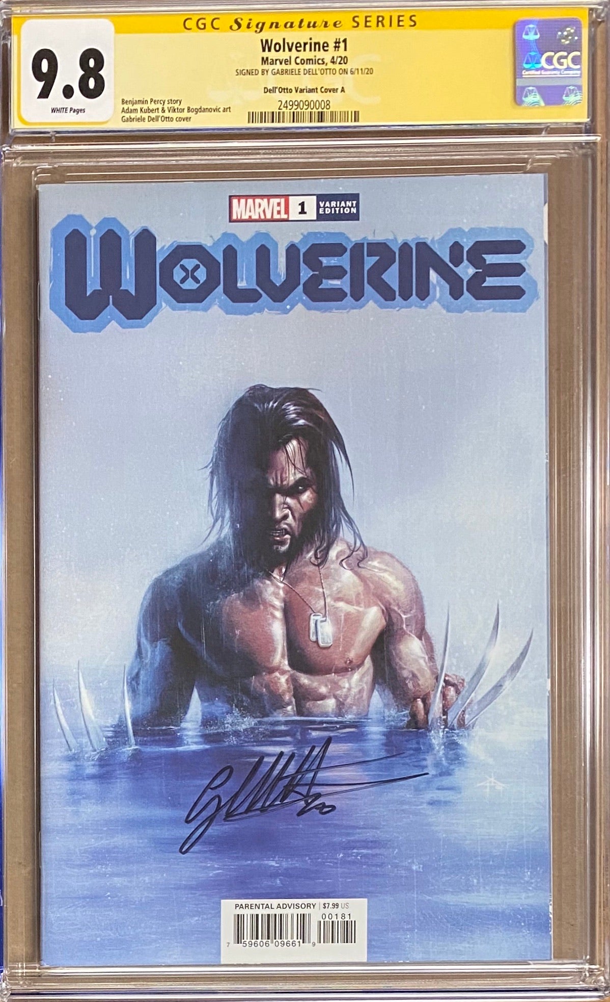 Wolverine #1 Dell'Otto Variant CGC 9.8 SS