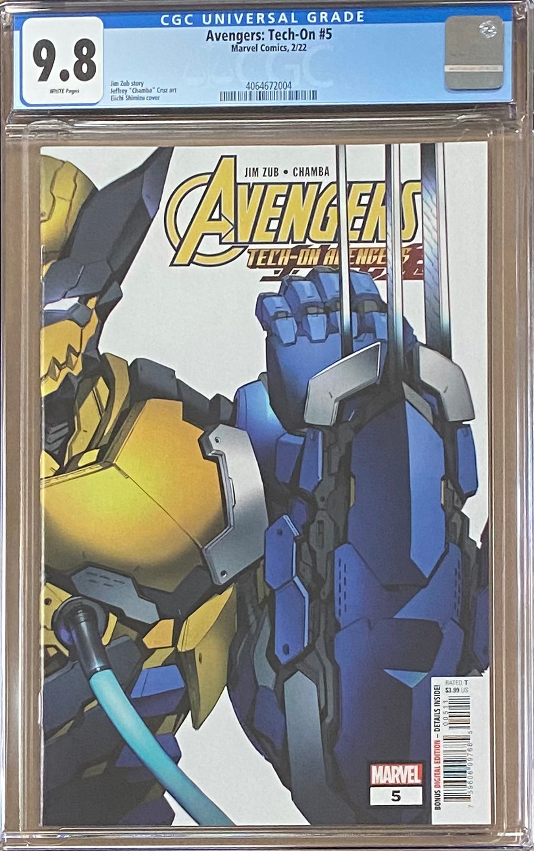 Avengers: Tech-On 5 CGC 9.8