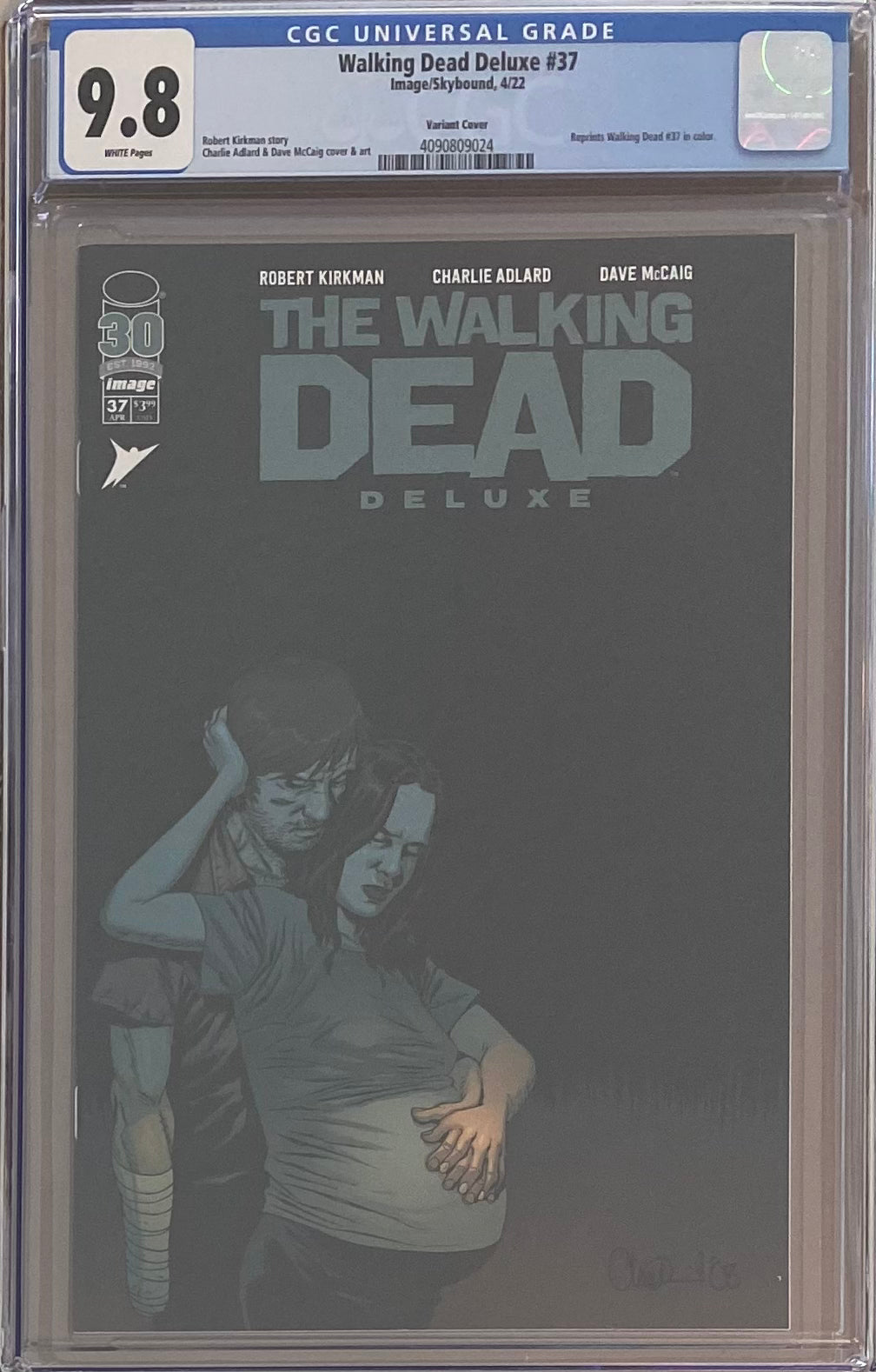 Walking Dead Deluxe #37 Variant CGC 9.8