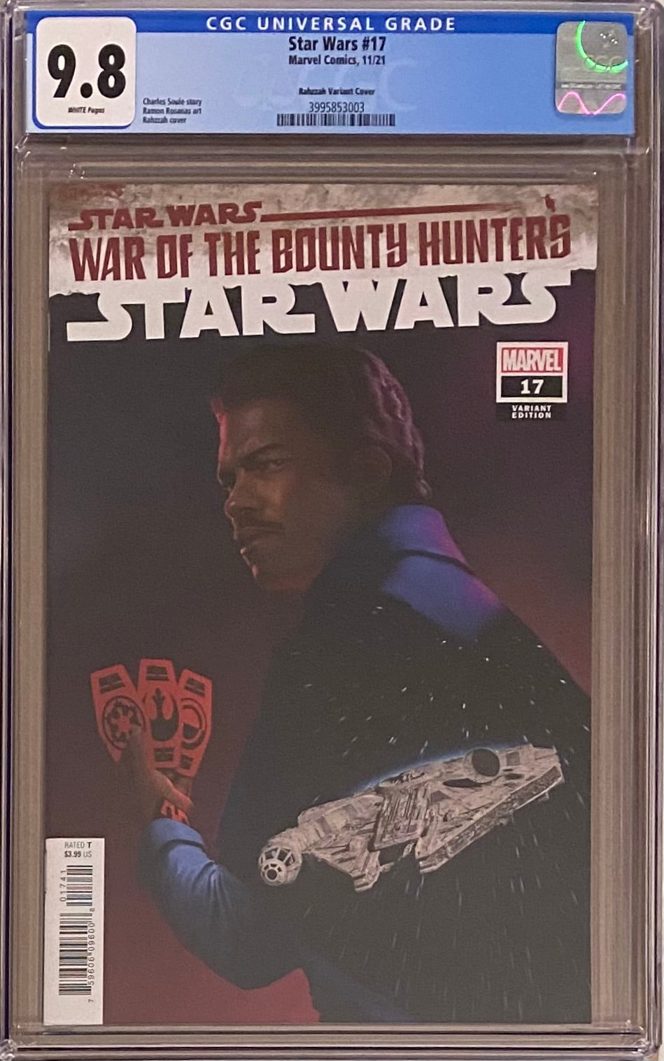 Star Wars #17 Rahzzah 1:25 Retailer Incentive Variant CGC 9.8 - War of the Bounty Hunters