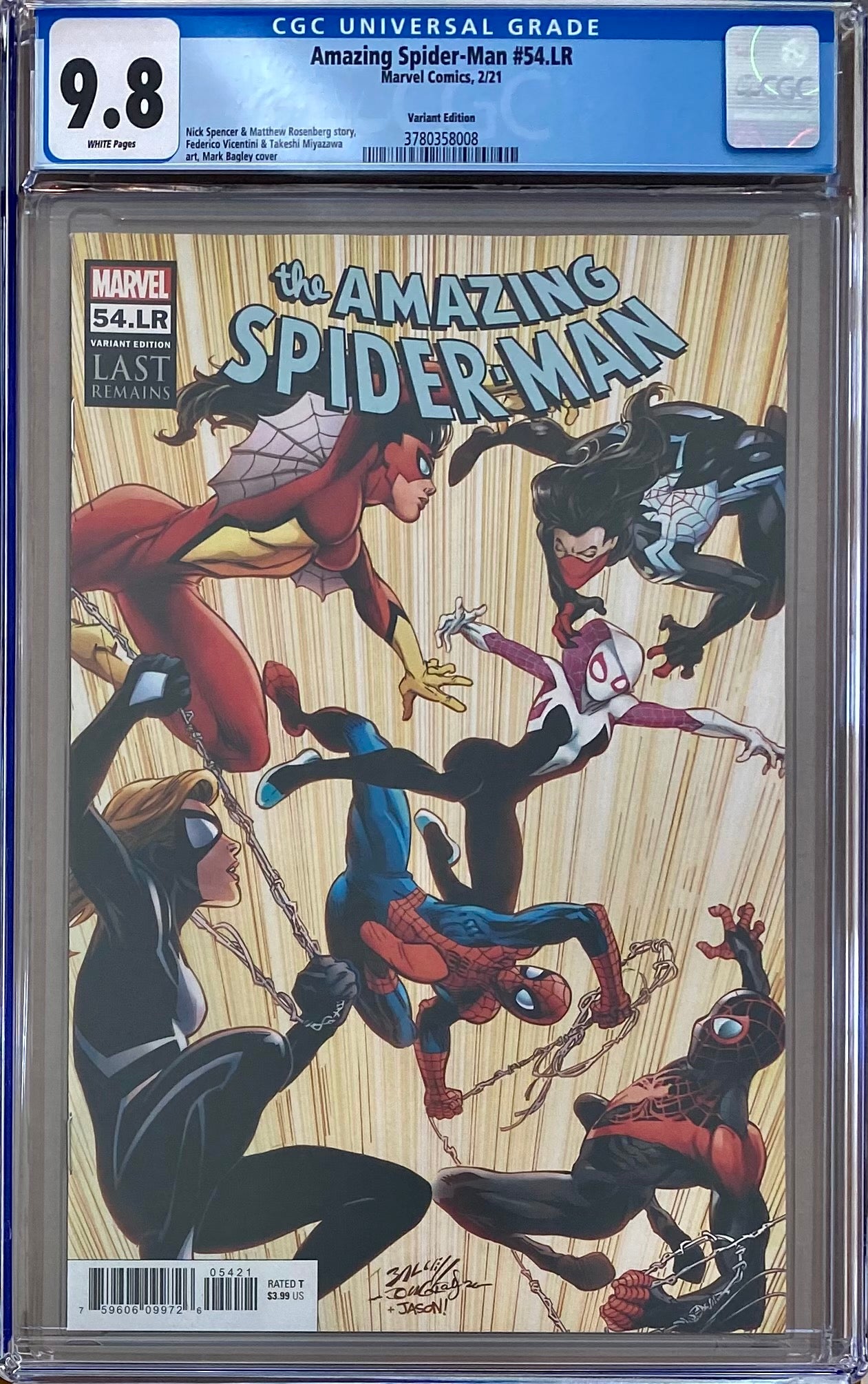 Amazing Spider-Man #54.LR Variant CGC 9.8