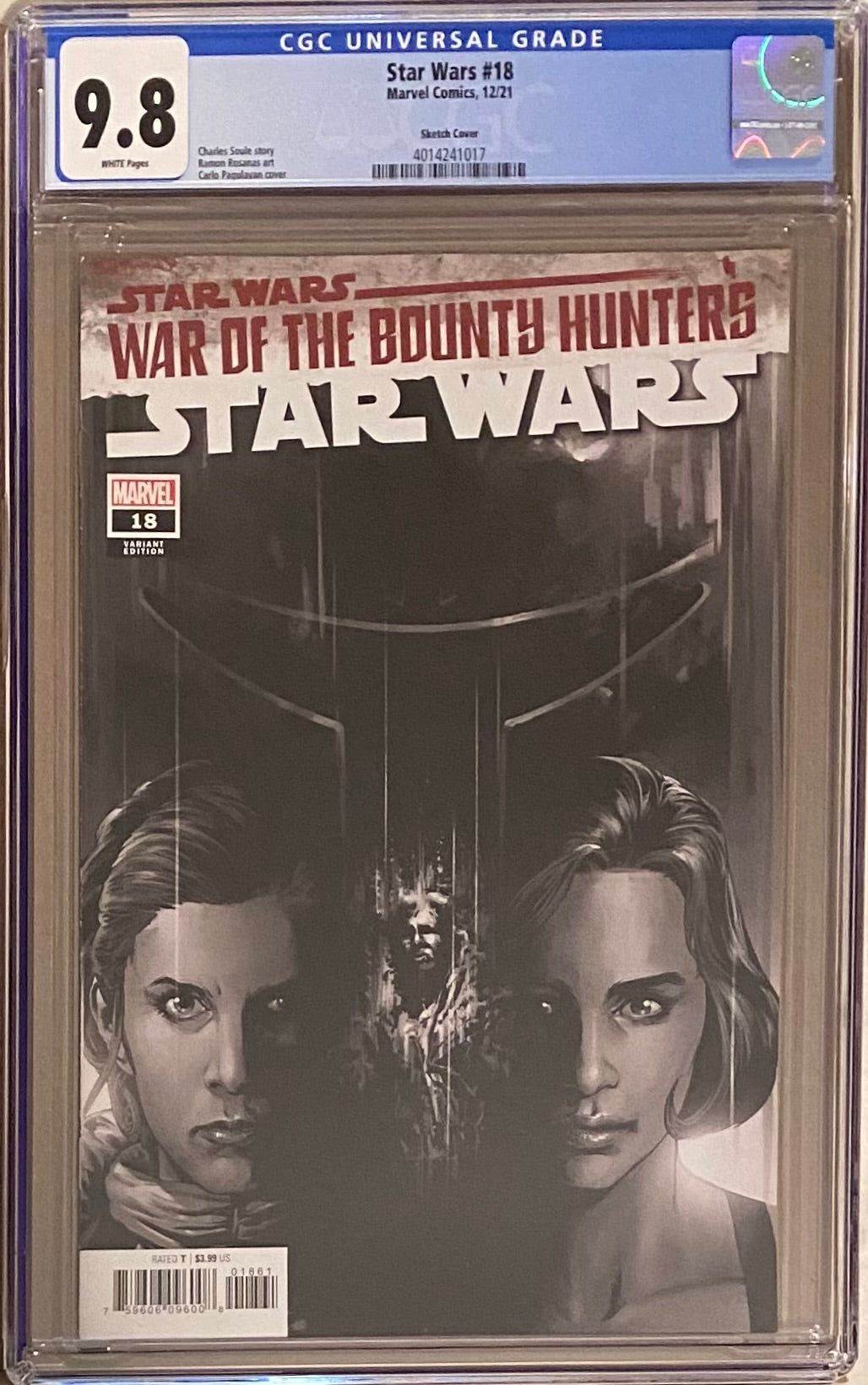 Star Wars #18 Carbonite Variant CGC 9.8 - War of the Bounty Hunters