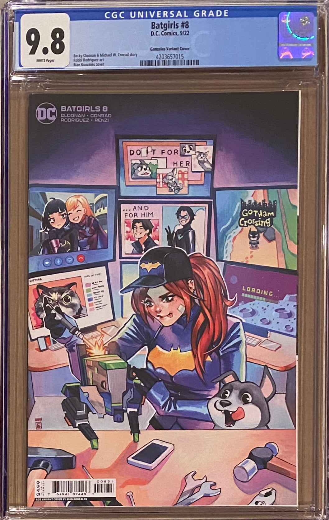 Batgirls #8 Gonzalez 1:25 Retailer Incentive Variant CGC 9.8