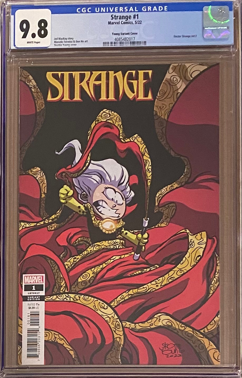 Strange #1 Young Variant CGC 9.8
