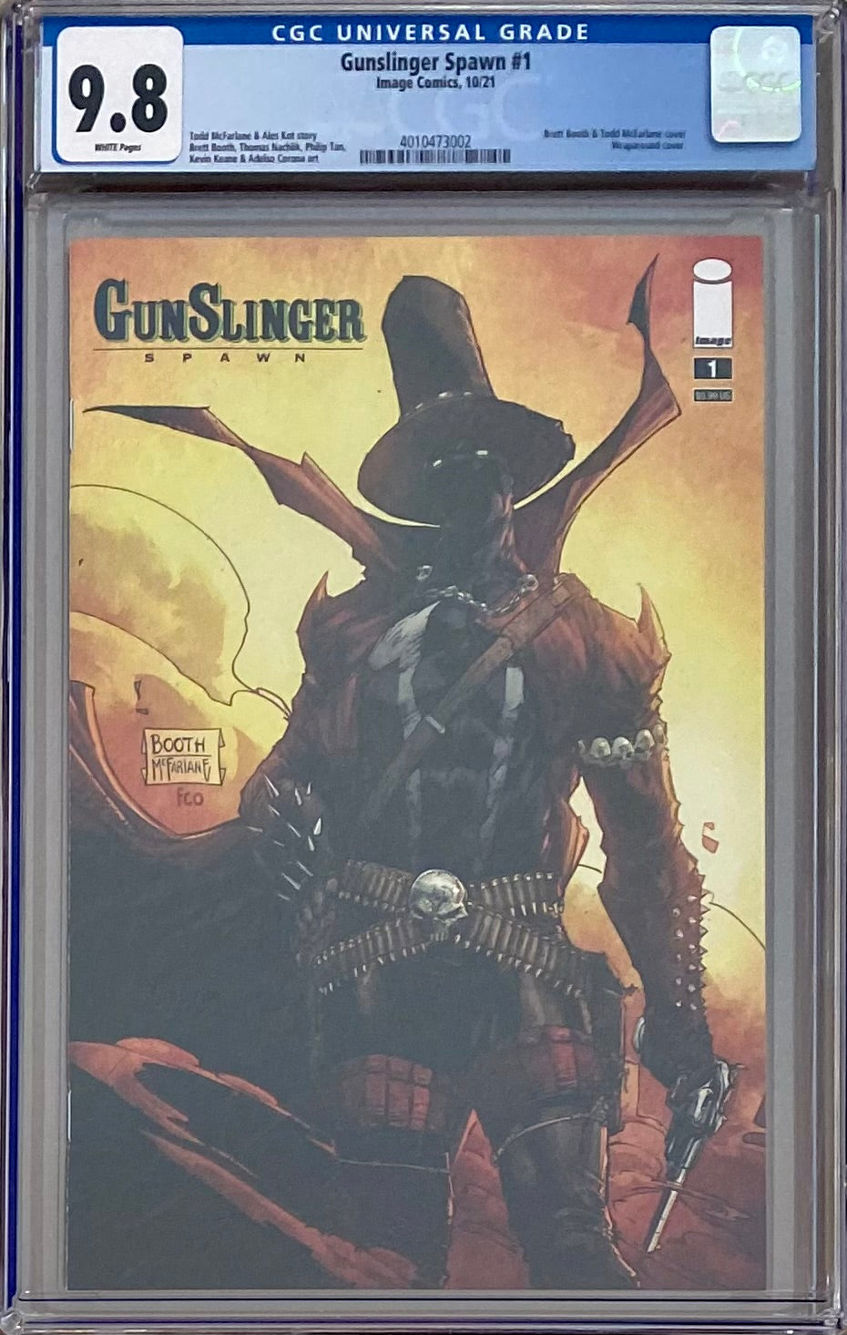 Gunslinger Spawn #1 Cover A - Booth CGC 9.8
