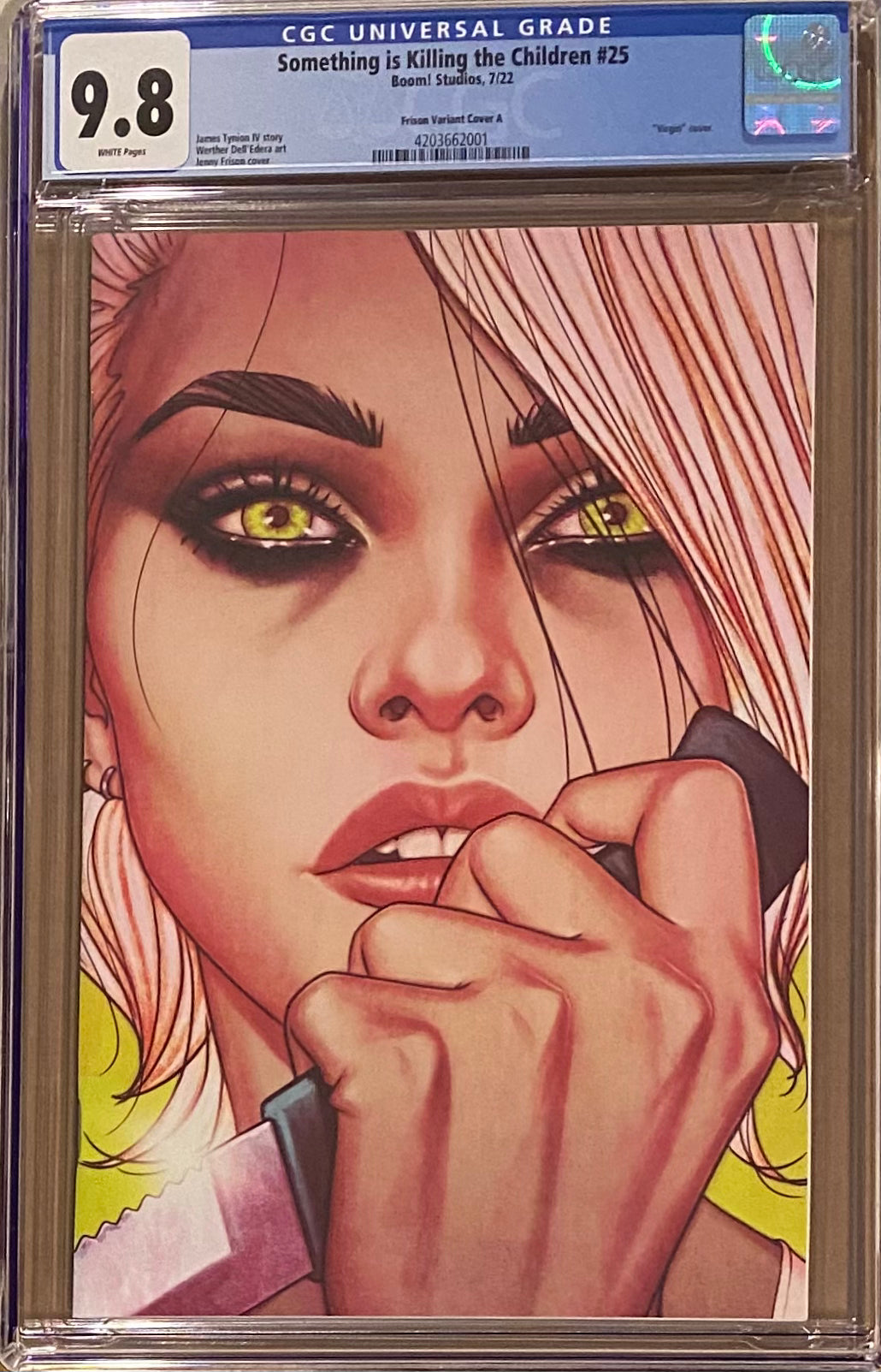 Something is Killing the Children #25 Frison 1:50 Virgin Retailer Incentive Variant CGC 9.8