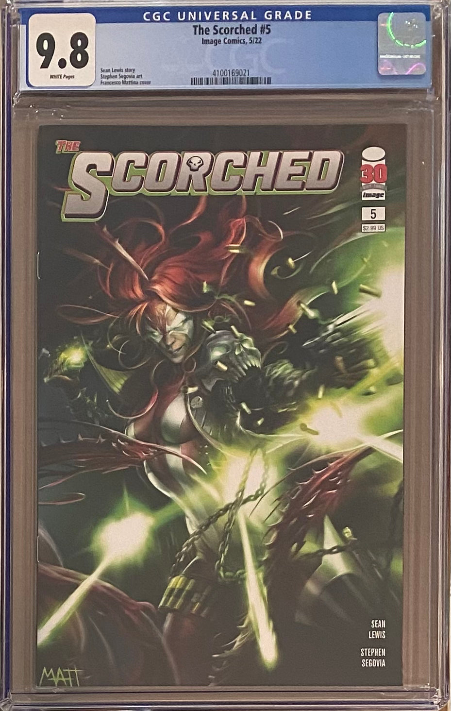 The Scorched #5 CGC 9.8