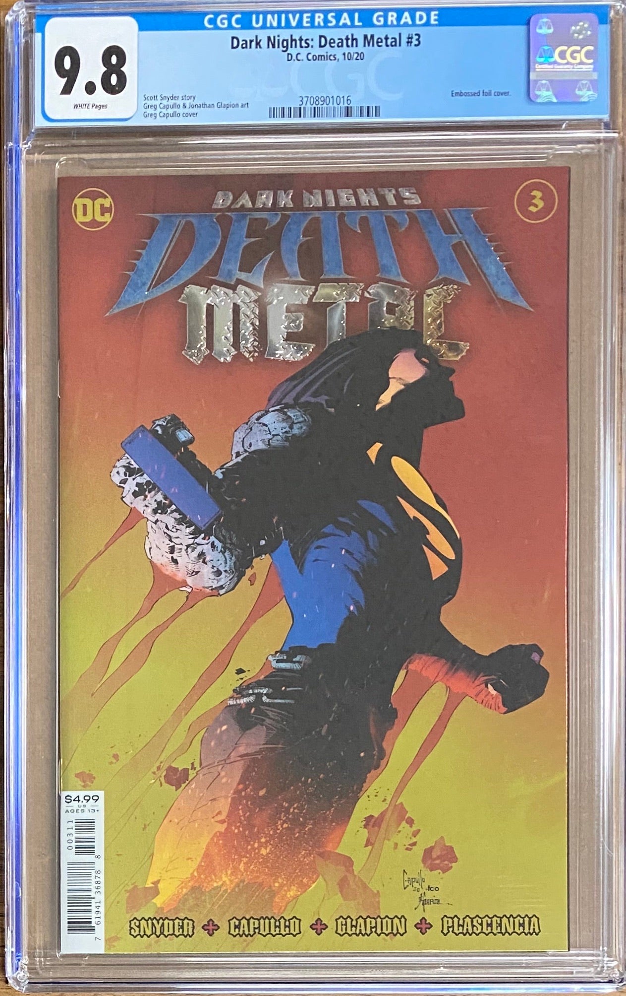 Dark Nights Death Metal #3 CGC 9.8