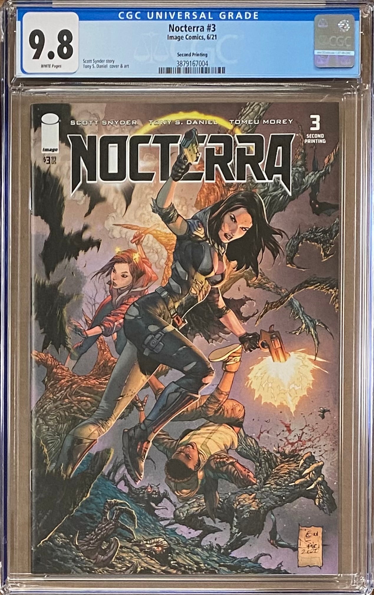 Nocterra #3 Second Printing CGC 9.8