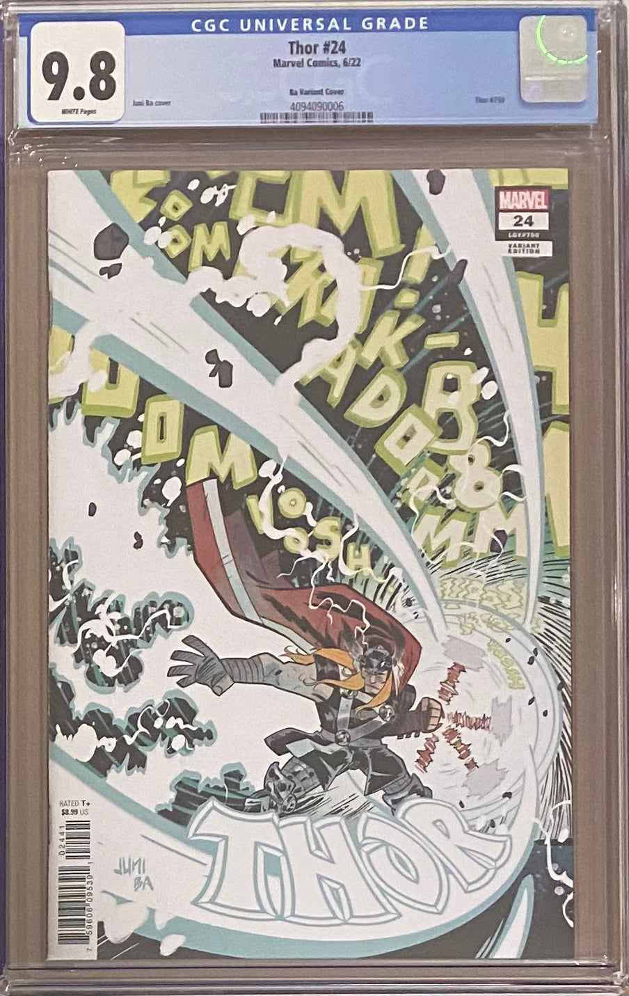 Thor #24 Ba 1:50 Retailer Incentive Variant CGC 9.8