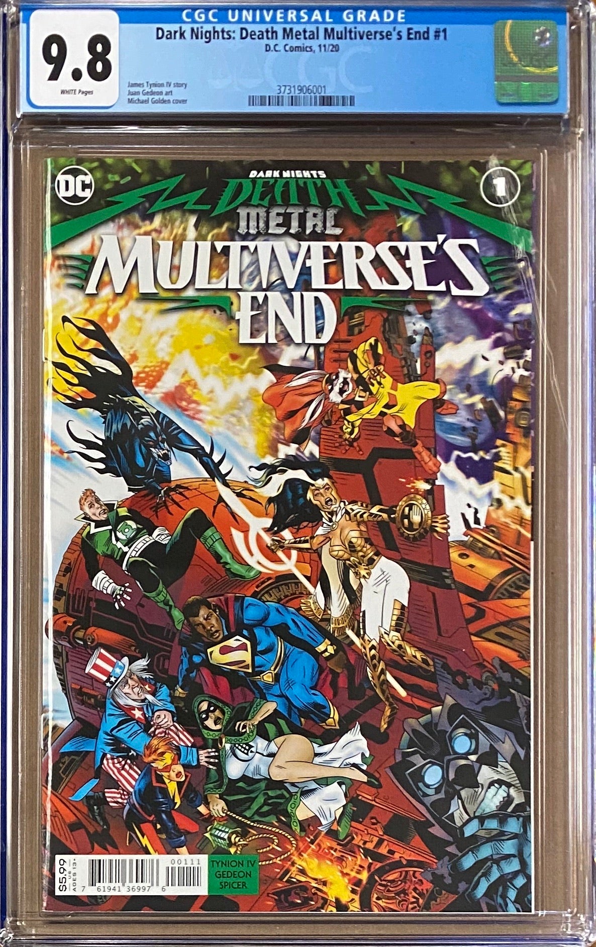Dark Nights Death Metal: Multiverse's End #1 CGC 9.8