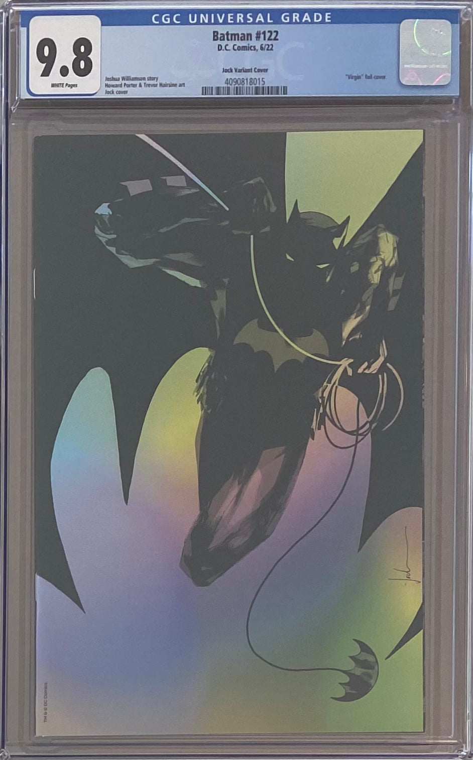 Batman #122 Jock 1:50 Foil Retailer Incentive Variant CGC 9.8