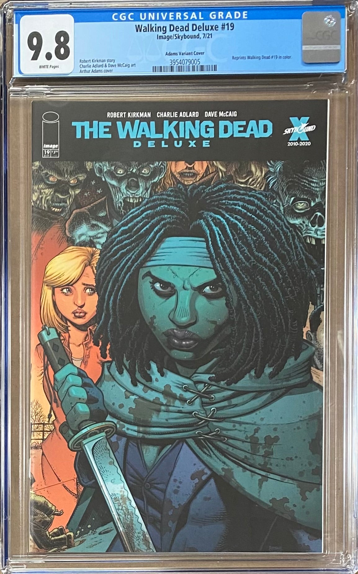 Walking Dead Deluxe #19 Adams Variant CGC 9.8