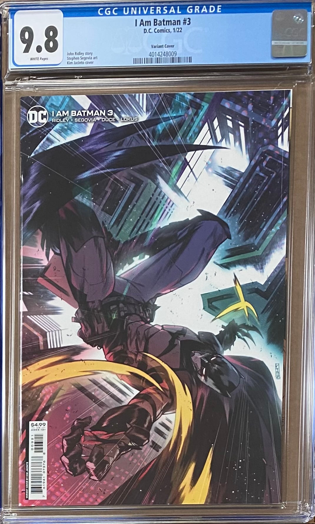 I Am Batman #3 Variant CGC 9.8