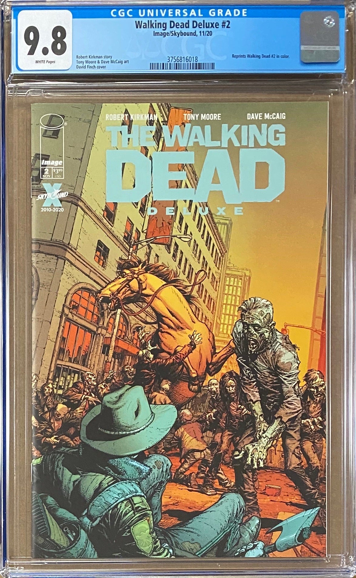 Walking Dead Deluxe #2 CGC 9.8