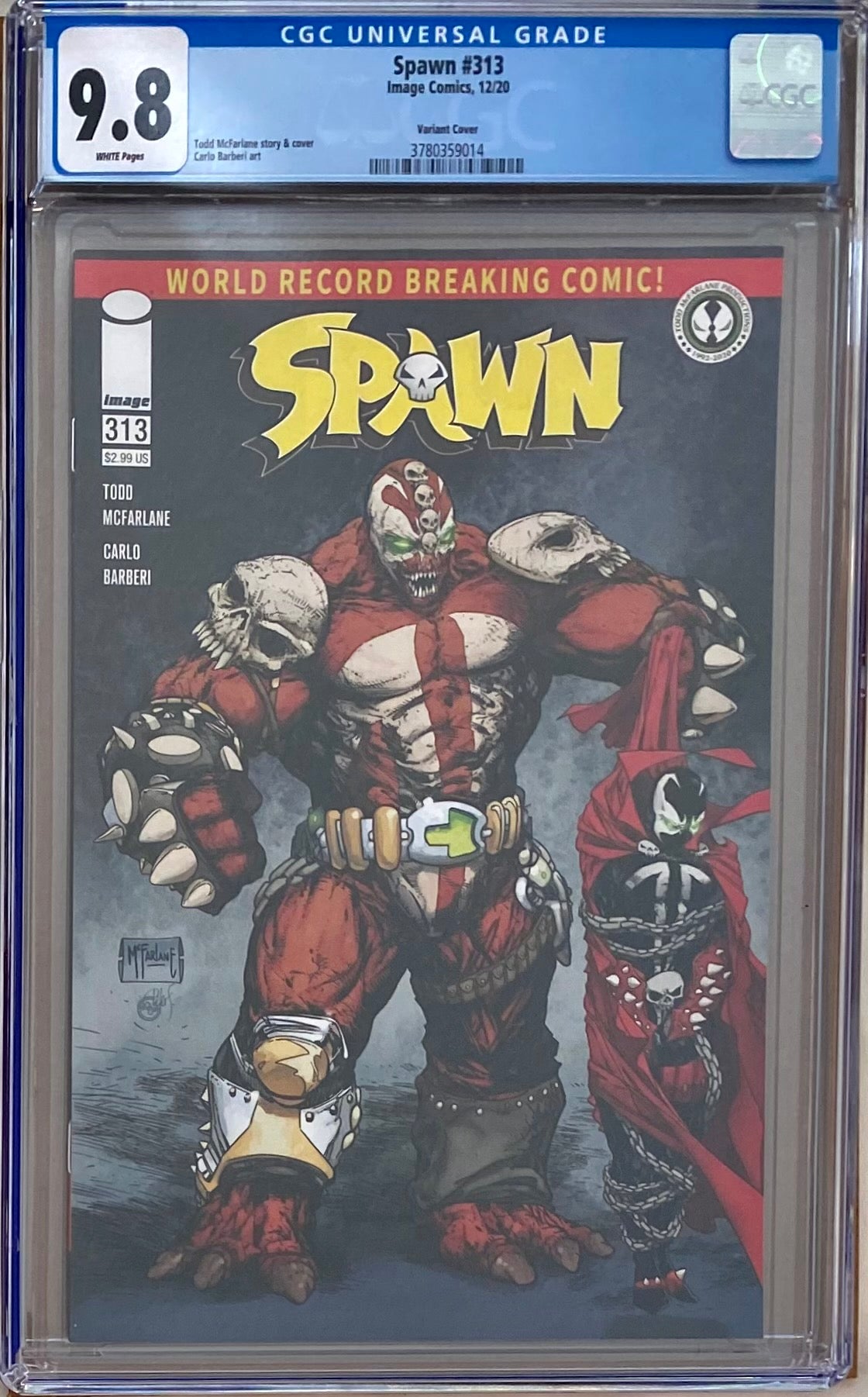 Spawn #313 Variant CGC 9.8