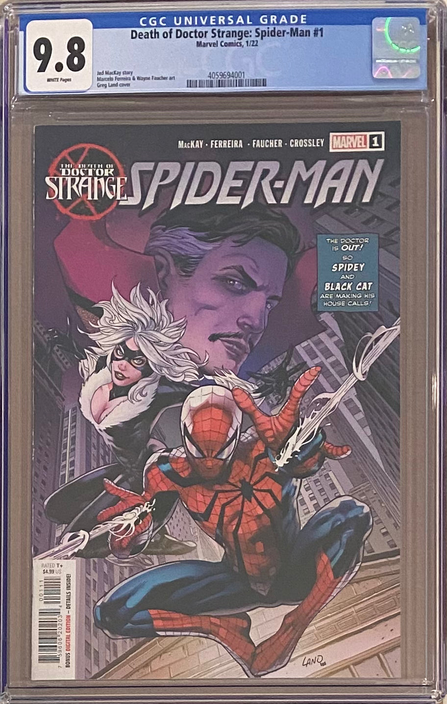 The Death of Doctor Strange: Spider-Man #1 CGC 9.8